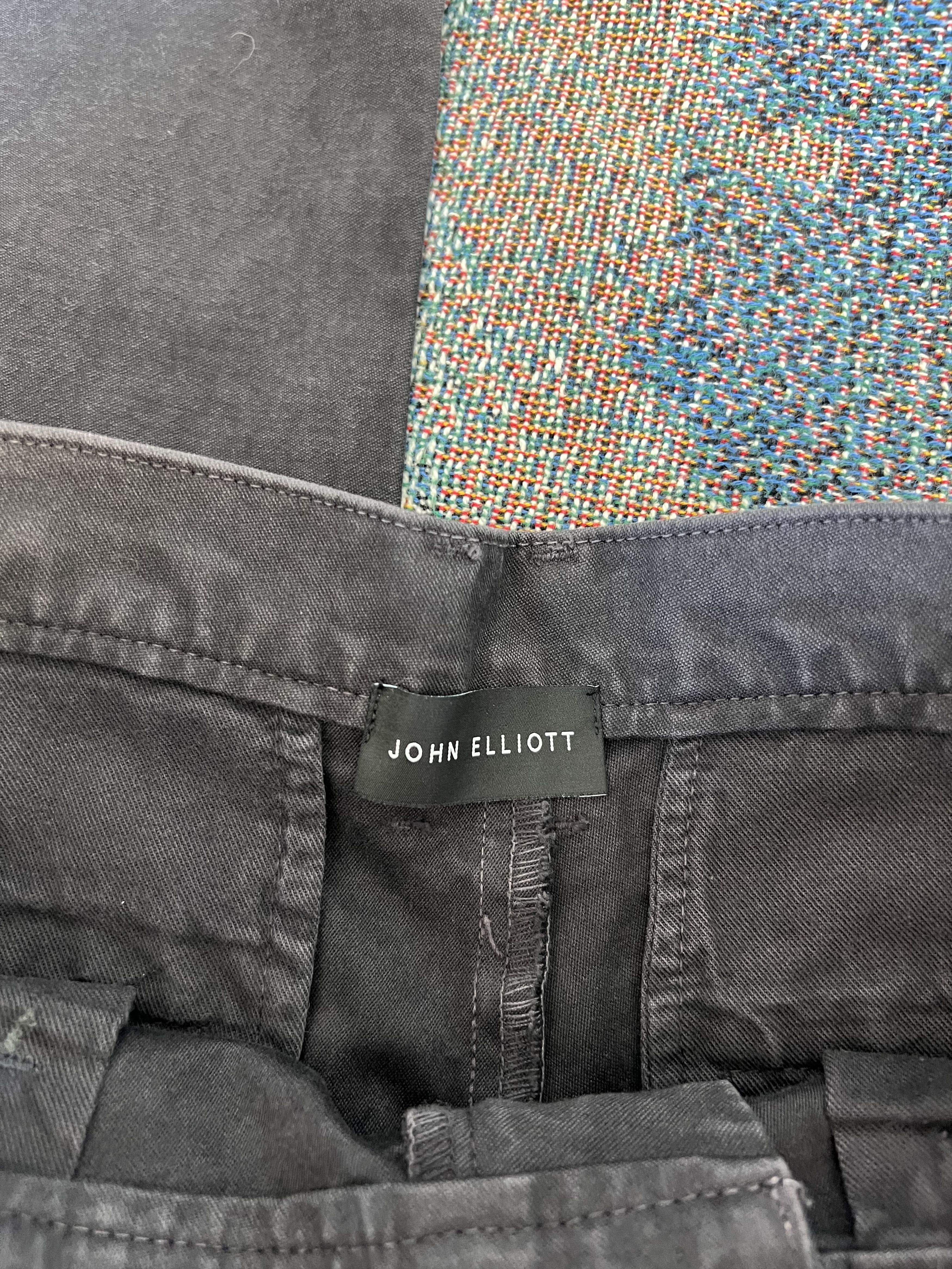 John Elliott John Elliott Techno Utility Cargo Pants in Black Size US 32 / EU 48 - 7 Thumbnail