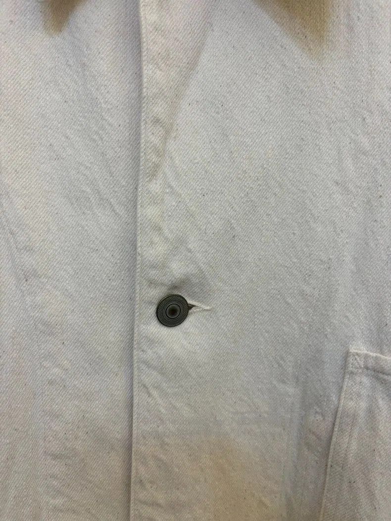 Comoli comoli white pleated fabric jacket. Size US L / EU 52-54 / 3 - 4 Thumbnail