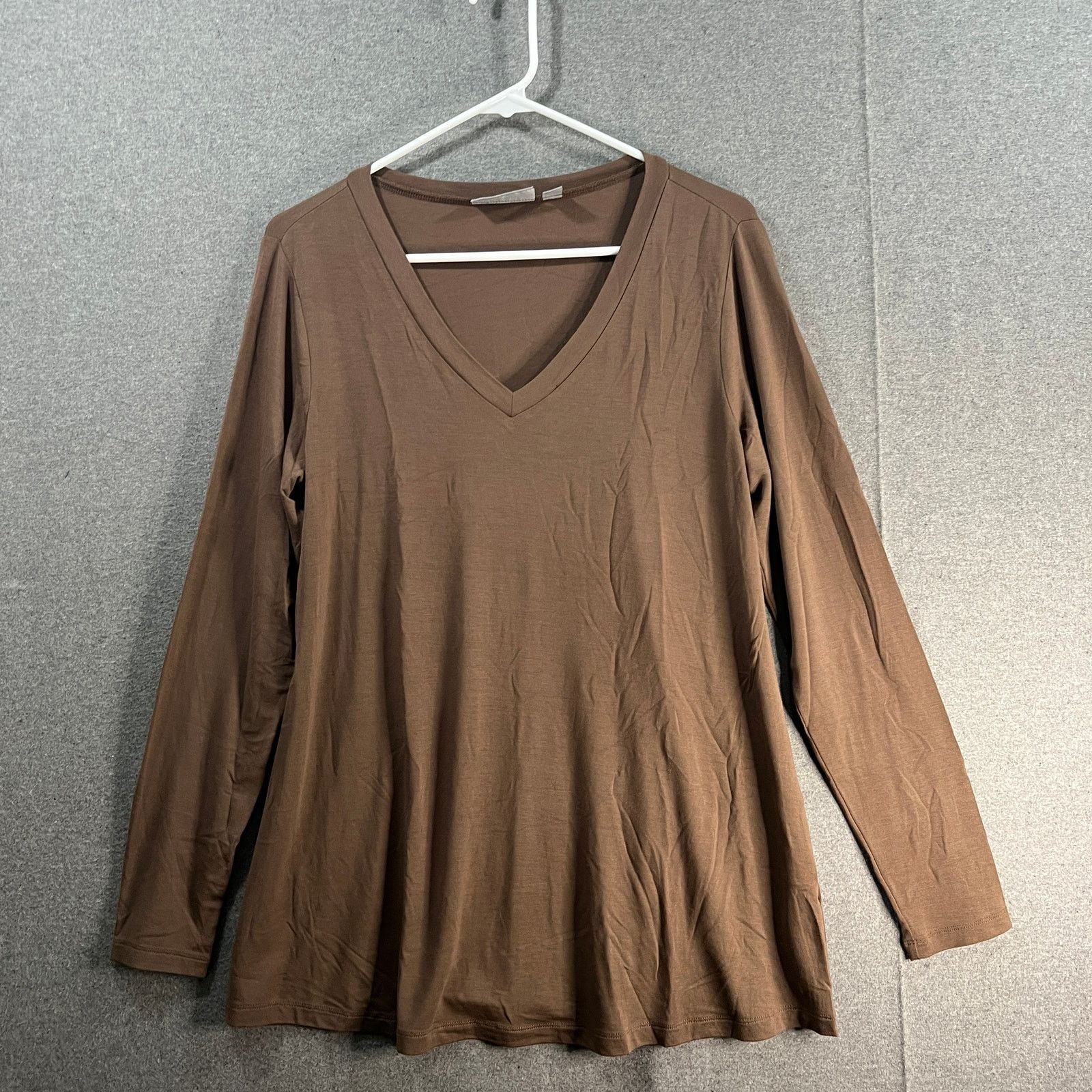 Other Susan Graver Lifestyle Reg Spa Knit V-Neck Long Sleeve A- Size S / US 4 / IT 40 - 1 Thumbnail