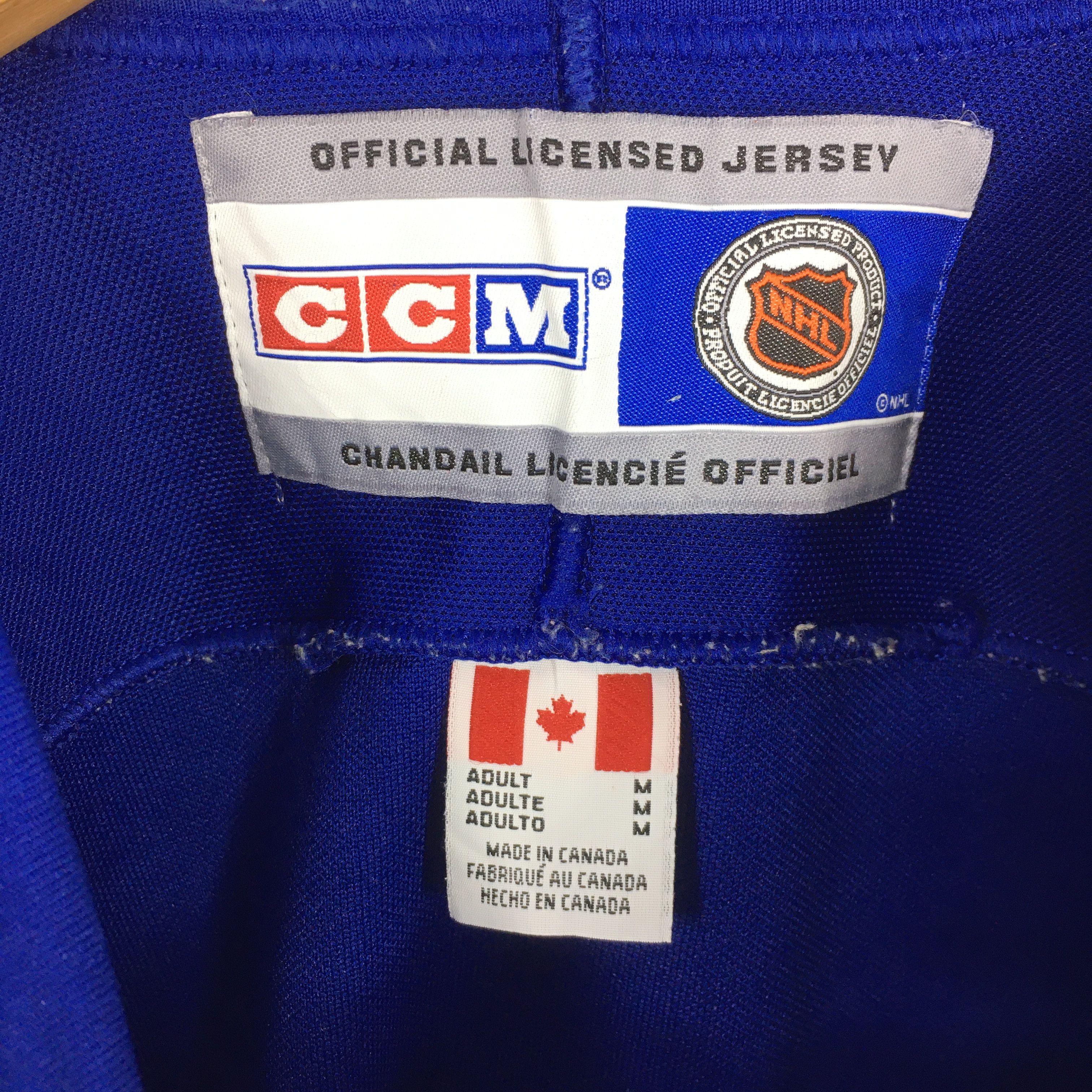 NHL Vintage 90s Toronto Maple Leafs Blue Jersey M Size US M / EU 48-50 / 2 - 5 Thumbnail