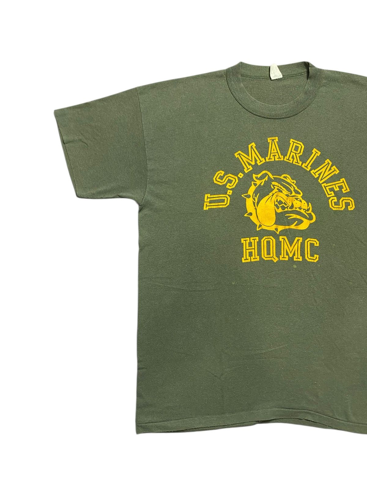 Vintage Vintage U.S. Marines HQMC Bulldog Military Olive Green Size US L / EU 52-54 / 3 - 4 Thumbnail