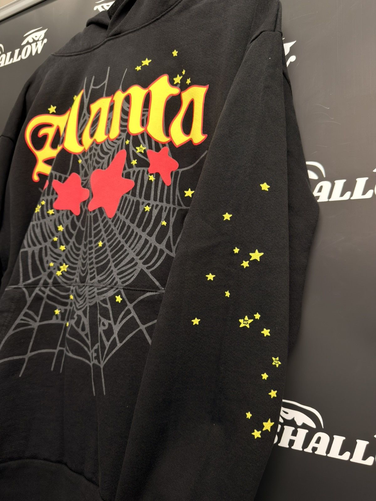 Sp5der SP5DER BLACK ATLANTA HOODIE Size US L / EU 52-54 / 3 - 4 Thumbnail