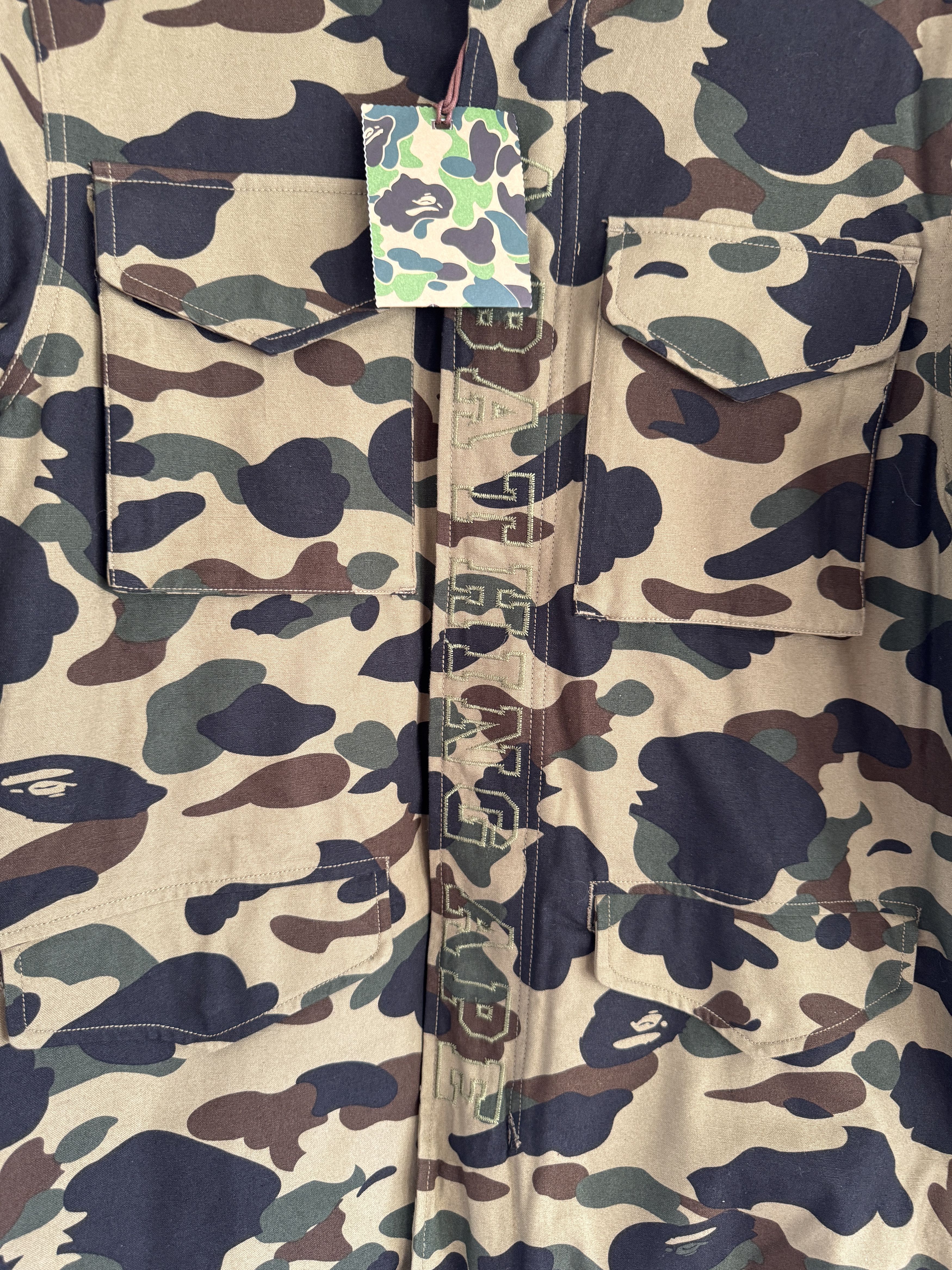 Bape Camo Duck Wide Long Jacket Size US XL / EU 56 / 4 - 3 Thumbnail
