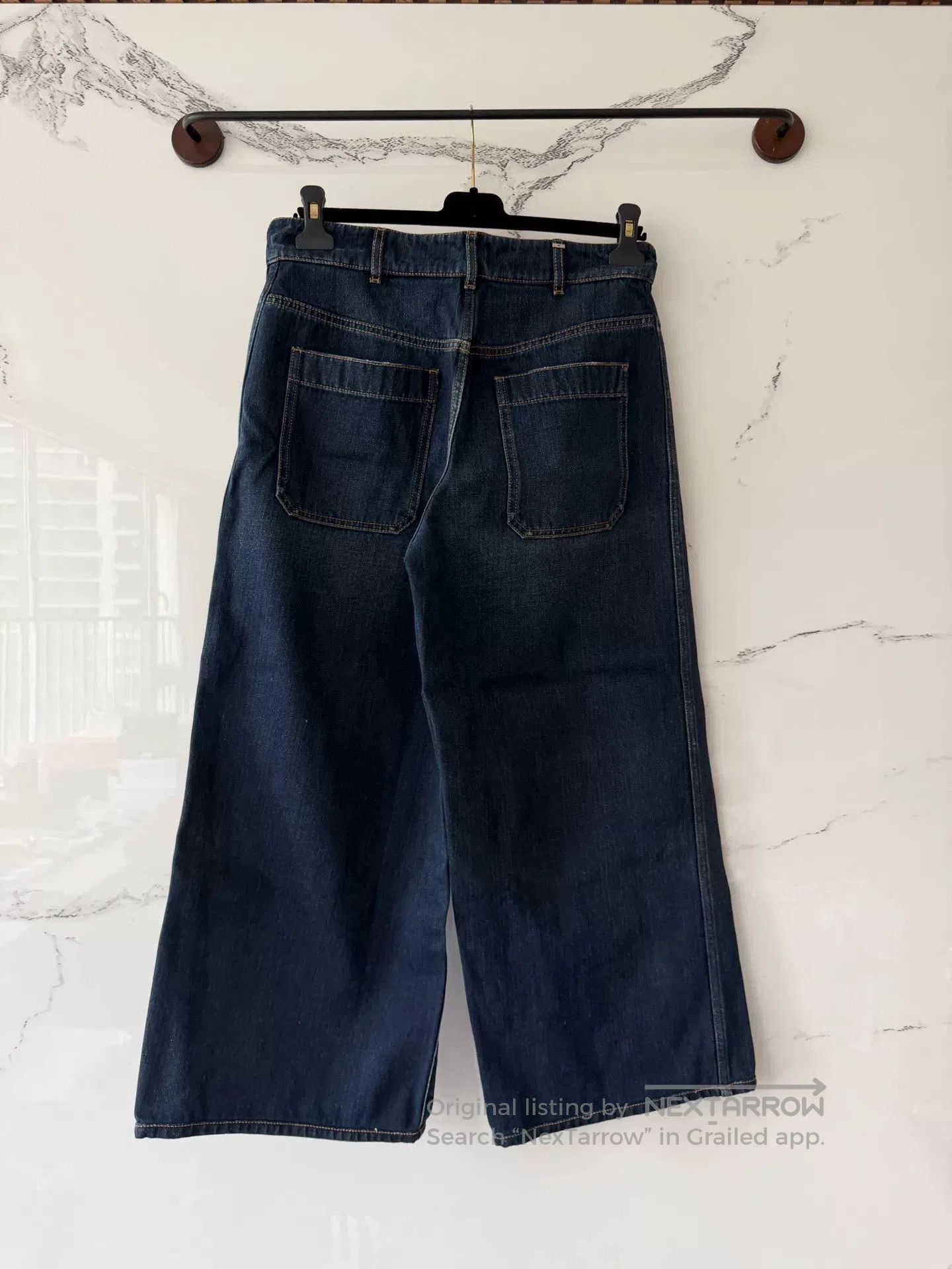Dior dior blue denim wide leg trousers. Size US 38 / EU 54 - 3 Thumbnail