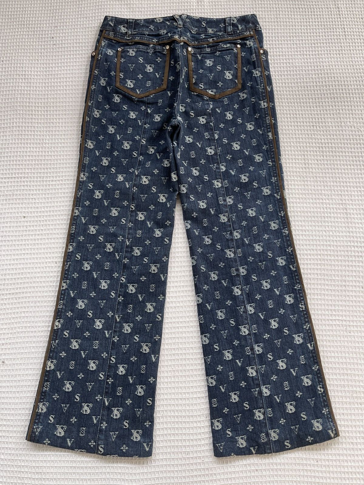 Last Drop🔥Very Rare🔥Designer Japan VALENZA Monogram Jeans