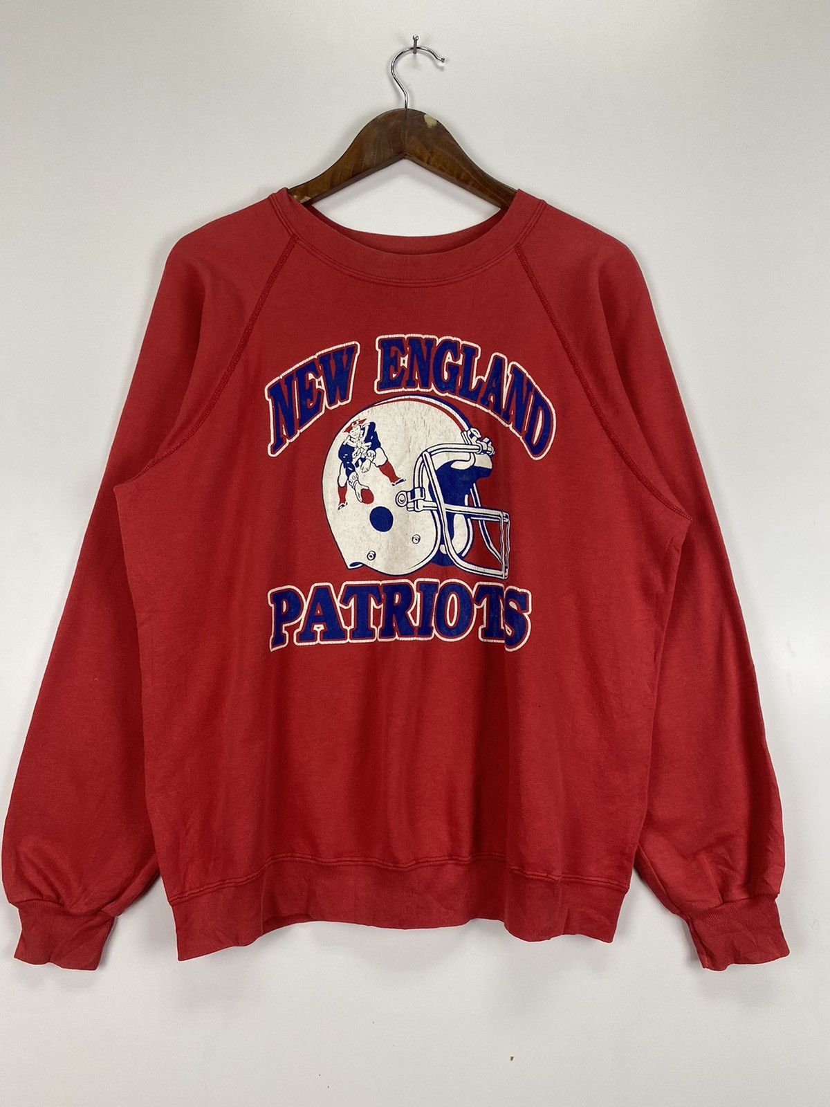 NFL × Vintage Vintage 80’s New England Patriots sweatshirt Size US L / EU 52-54 / 3 - 3 Thumbnail