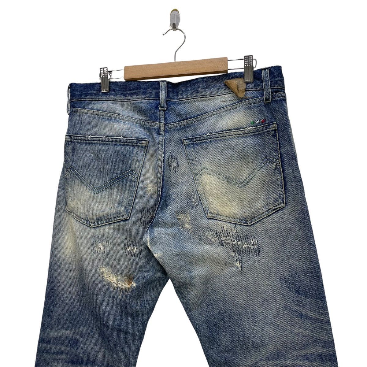 Energie 🔥Energie Made In Italy Distress Denim Size US 35 - 7 Thumbnail