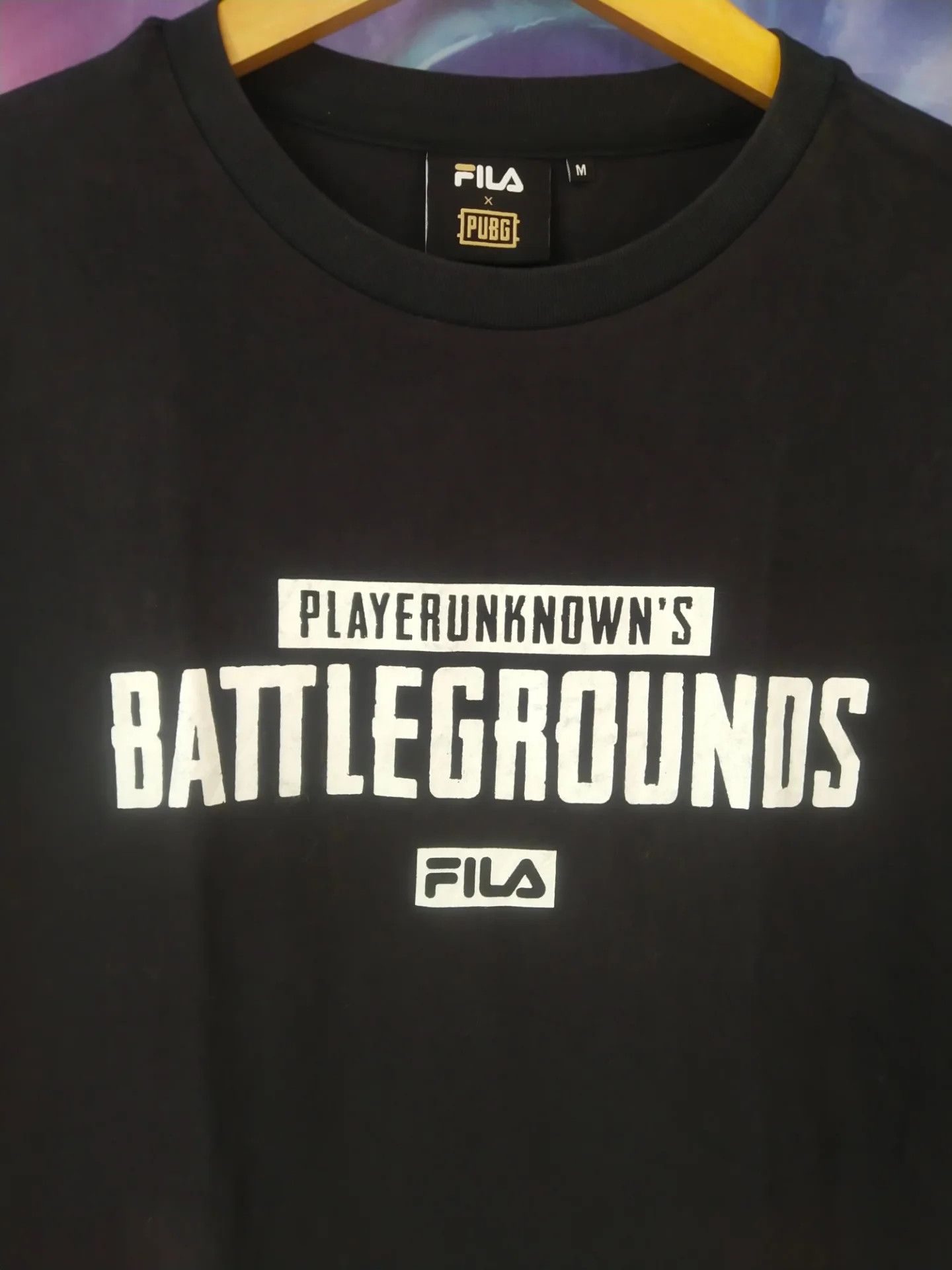 Fila PUBG x FILA Spellout With Supply Art Back Hit Game Tee Size US M / EU 48-50 / 2 - 4 Thumbnail