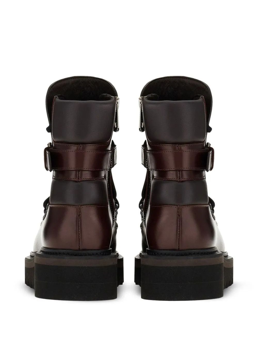 Salvatore Ferragamo o1y0326 Ankle Boots in Dark Brown Size US 6.5 / IT 36.5 - 3 Thumbnail