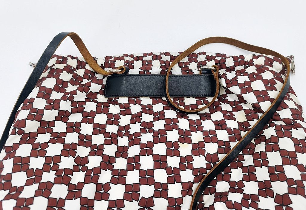 Marni MARNI reversible nylon floral drawstring backpack Size ONE SIZE - 14 Thumbnail