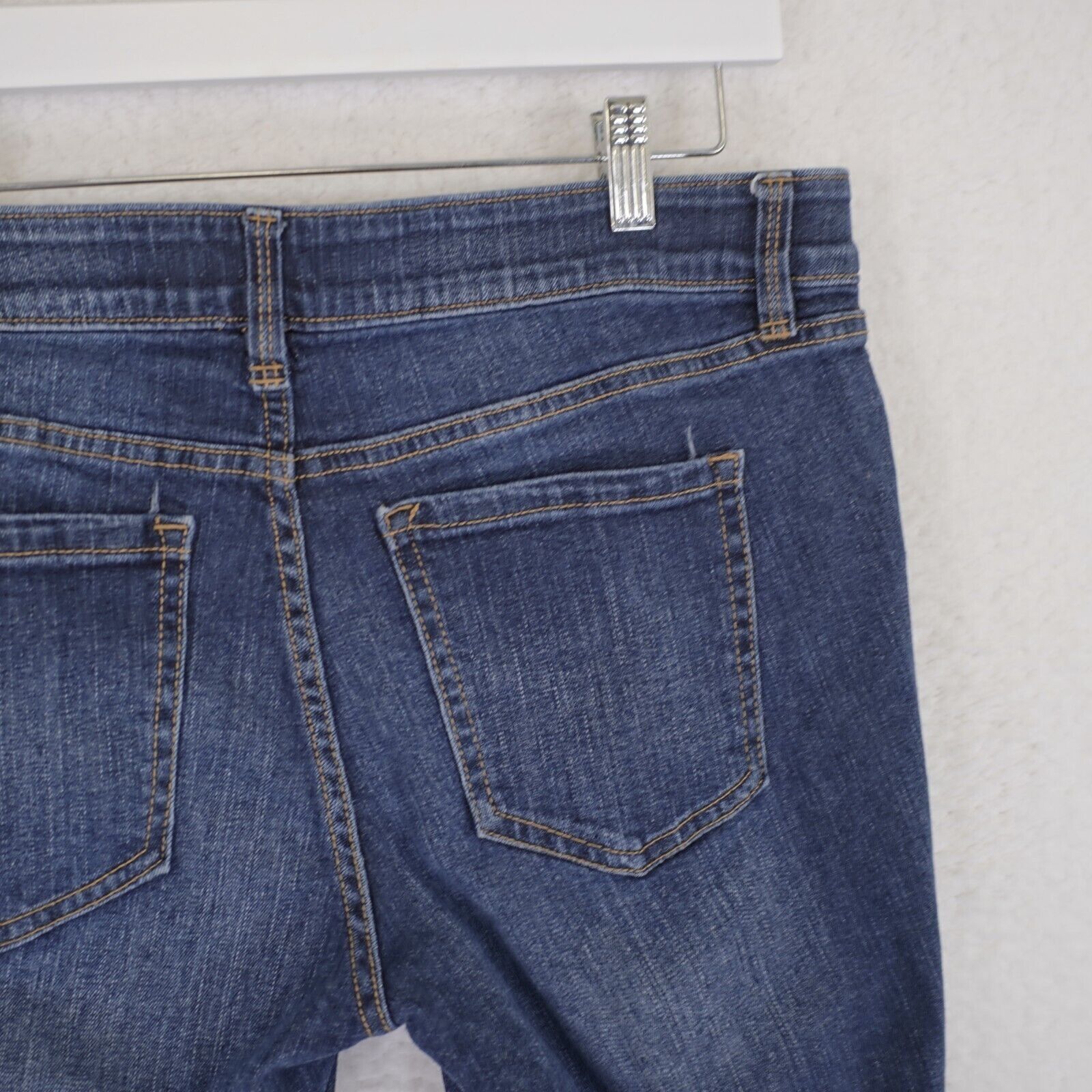 Liz Claiborne Liz Claiborne Classic Skinny Elastic Skinny Denim Blue Jeans Size 34" / US 12 / IT 48 - 6 Thumbnail