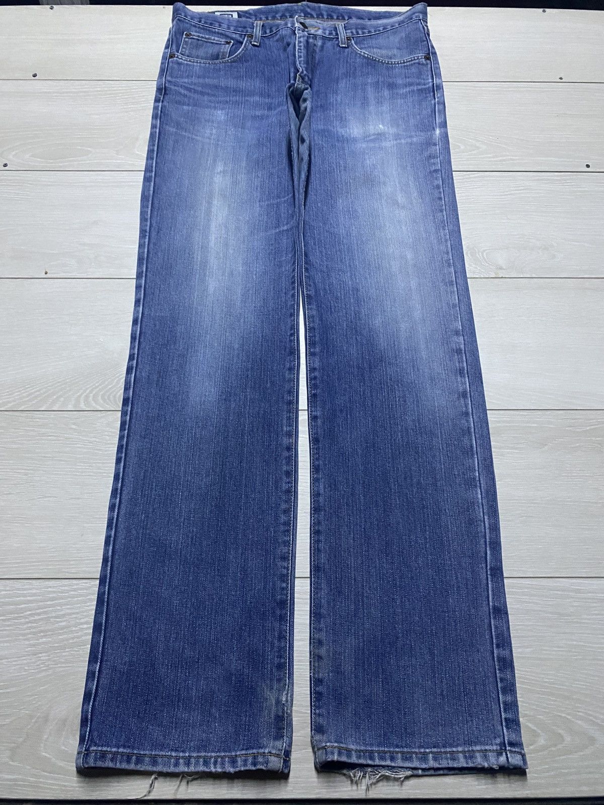 Edwin Vintage Edwin 402 Blue Wash Straight Jeans Size US 34 / EU 50 - 1 Thumbnail