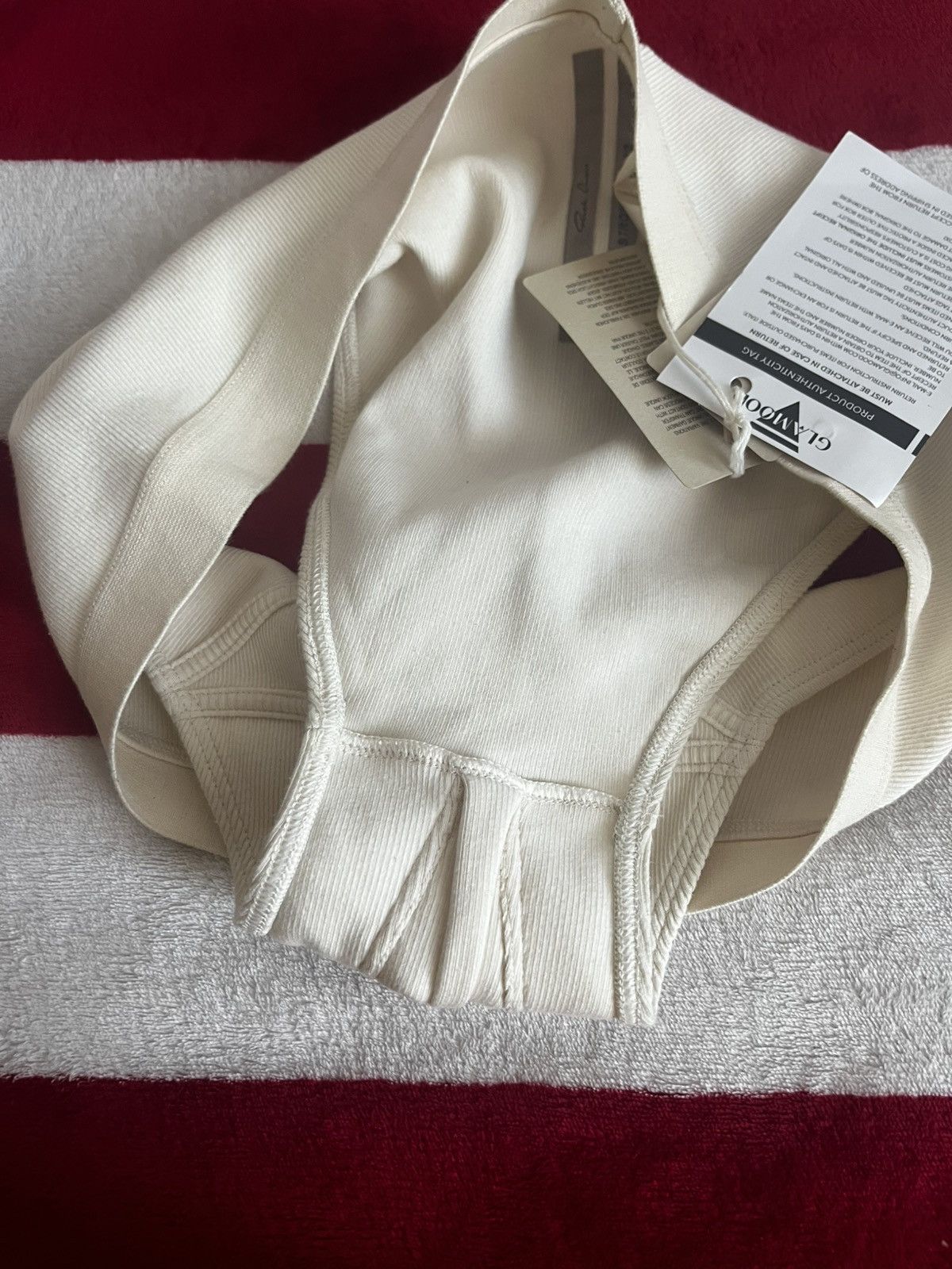 Rick Owens Rick Owens Rib Briefs Natural Made in Italy Underwear RO Size US 32 / EU 48 - 15 Thumbnail