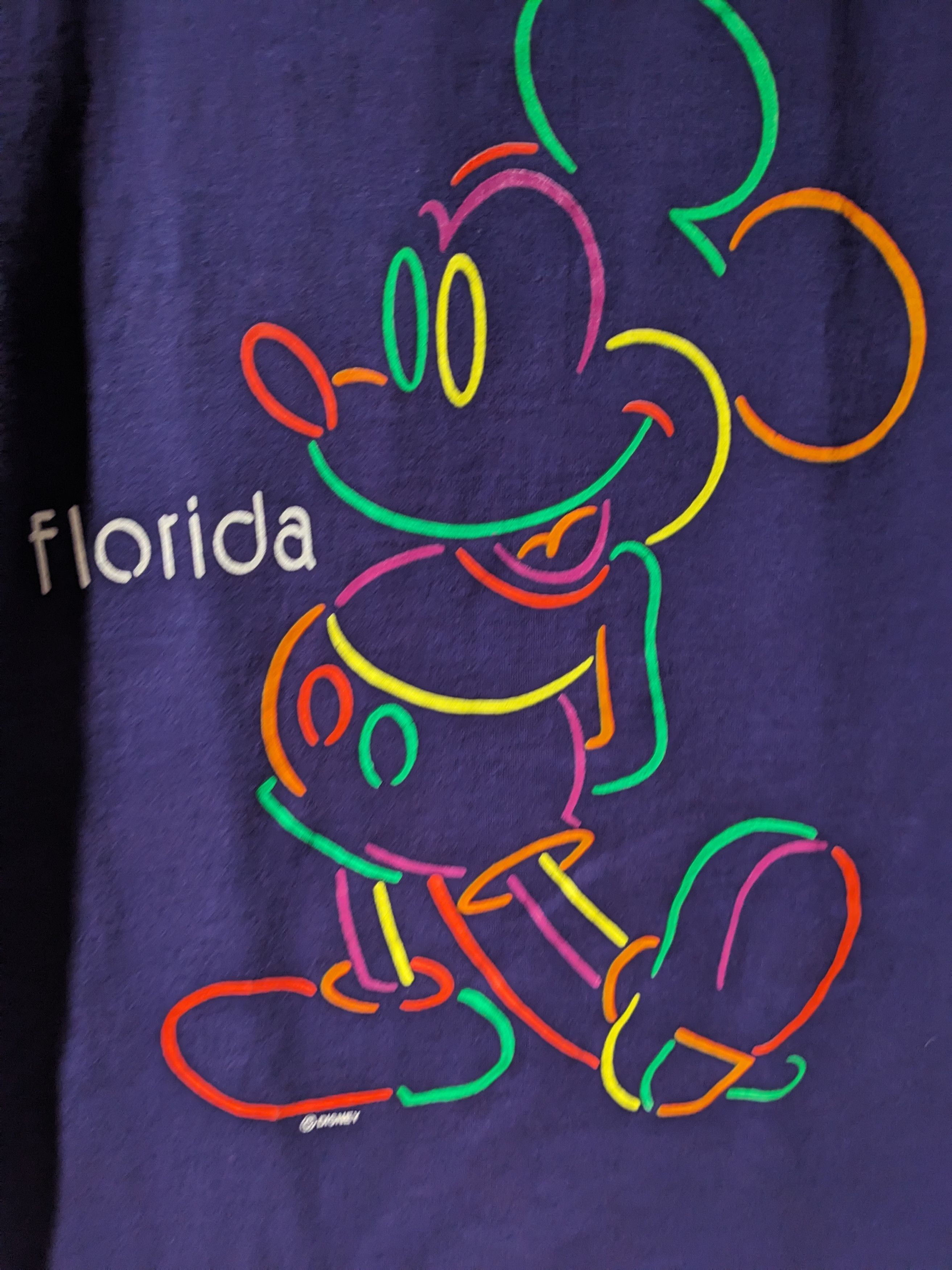 Disney × Vintage Vintage 90s Mickey Mouse Florida Disney Unlimited T-Shirt Size US M / EU 48-50 / 2 - 2 Thumbnail