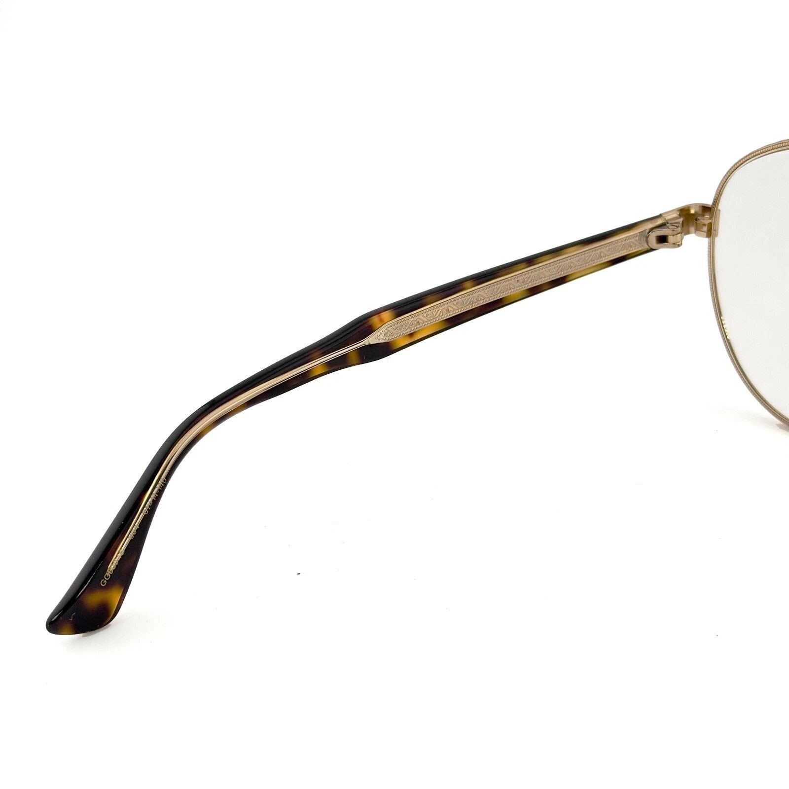 Gucci GUCCI GG0054S 0054 Tortoise Aviator Unisex Sunglasses 004 Size ONE SIZE - 6 Thumbnail