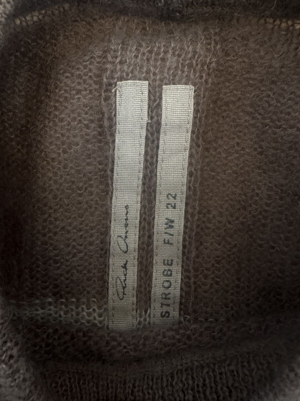 Rick Owens RICK OWENS BIKER SWEATER STROBE F/W22 Size US S / EU 44-46 / 1 - 4 Thumbnail