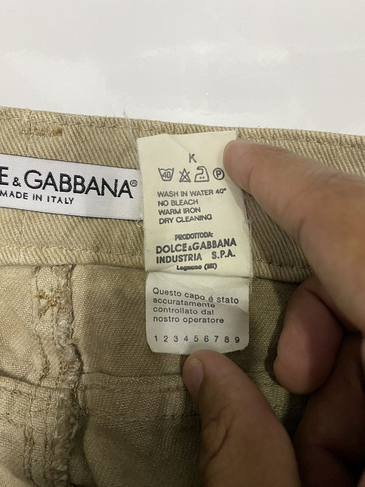 Dolce & Gabbana DOLCE & GABBANA FADED BROWN LOW RISE DISTRESSED DENIM JEANS Size US 30 / EU 46 - 9 Thumbnail