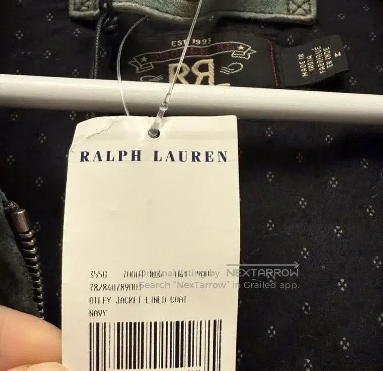 RRL Ralph Lauren RRL Ralph Lauren Indigo Leather Jacket Size US M / EU 48-50 / 2 - 4 Thumbnail