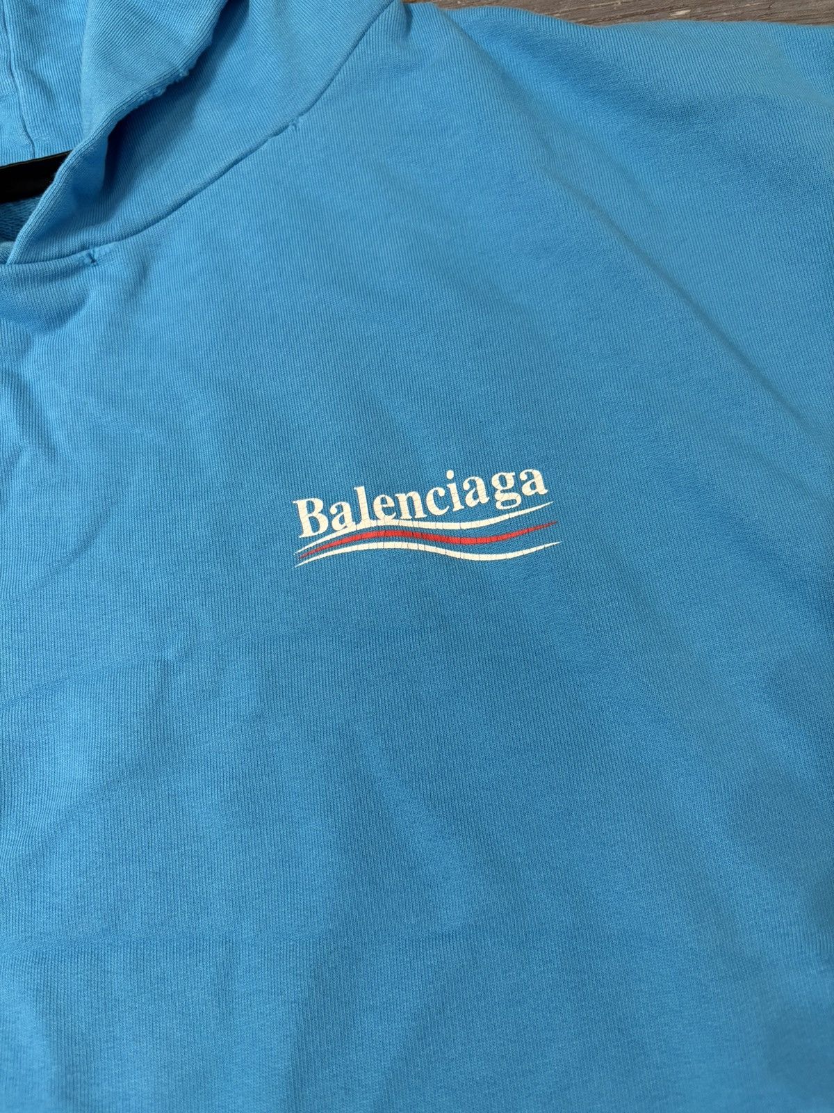 Balenciaga Campaign Logo Hoodie Size US XL / EU 56 / 4 - 3 Thumbnail