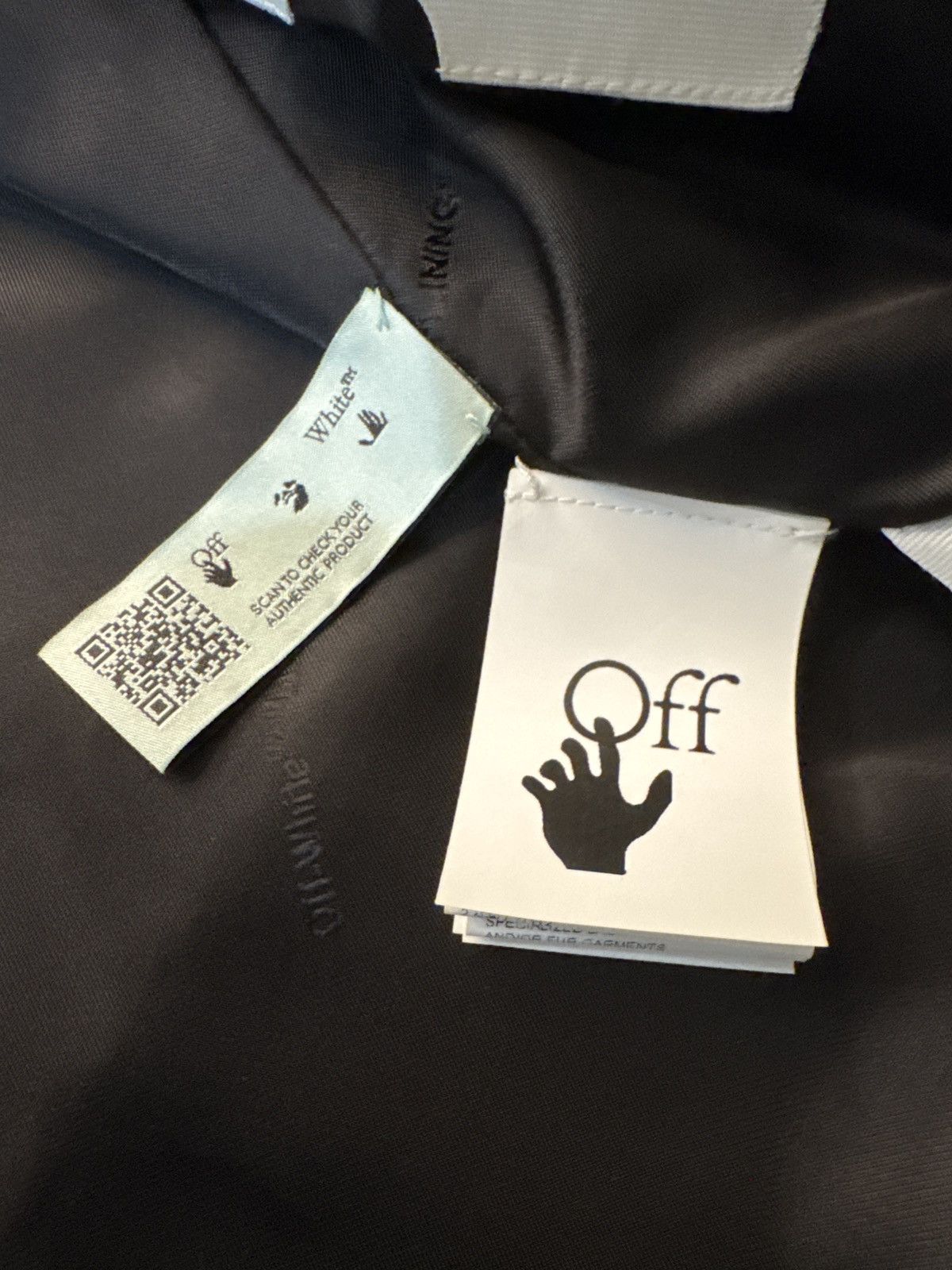Off-White Black leather Biker Size US S / EU 44-46 / 1 - 5 Thumbnail
