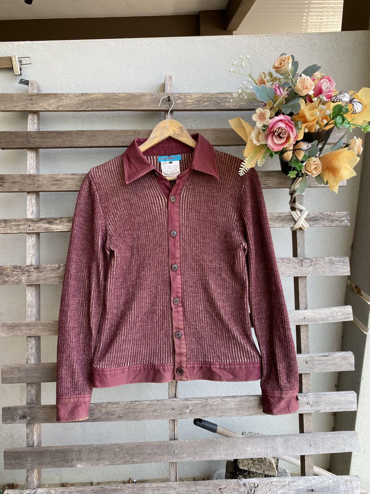 Katharine Hamnett London 🔥Sunfaded 🔥 Katharine Hamnett London Knitwear Button Jacket Size M / US 6-8 / IT 42-44 - 1 Thumbnail