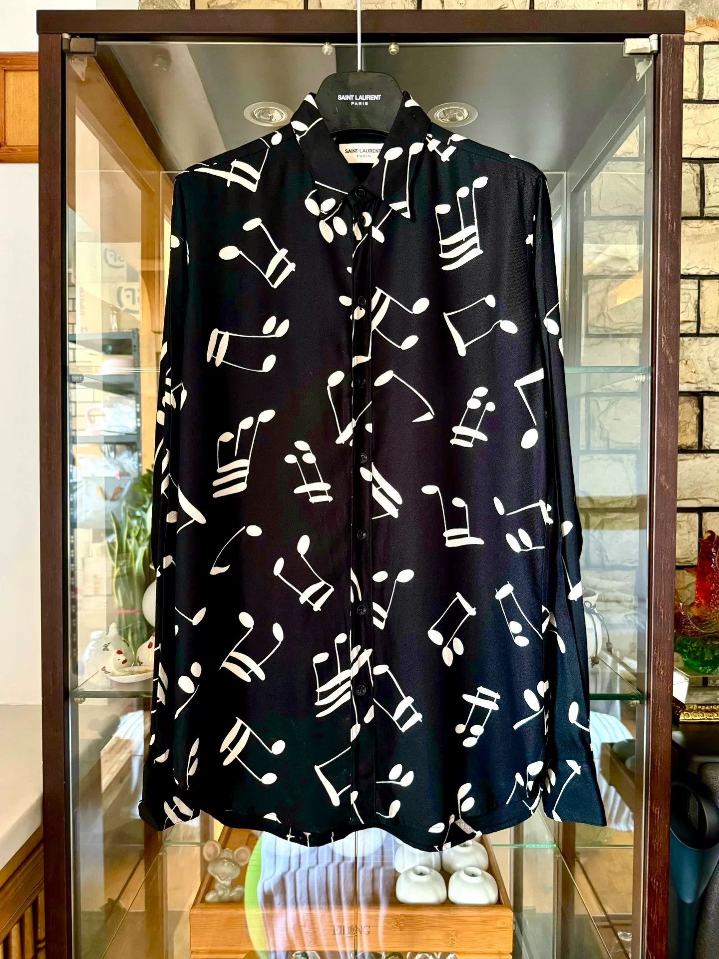 Saint Laurent Music Note Shirt | Grailed