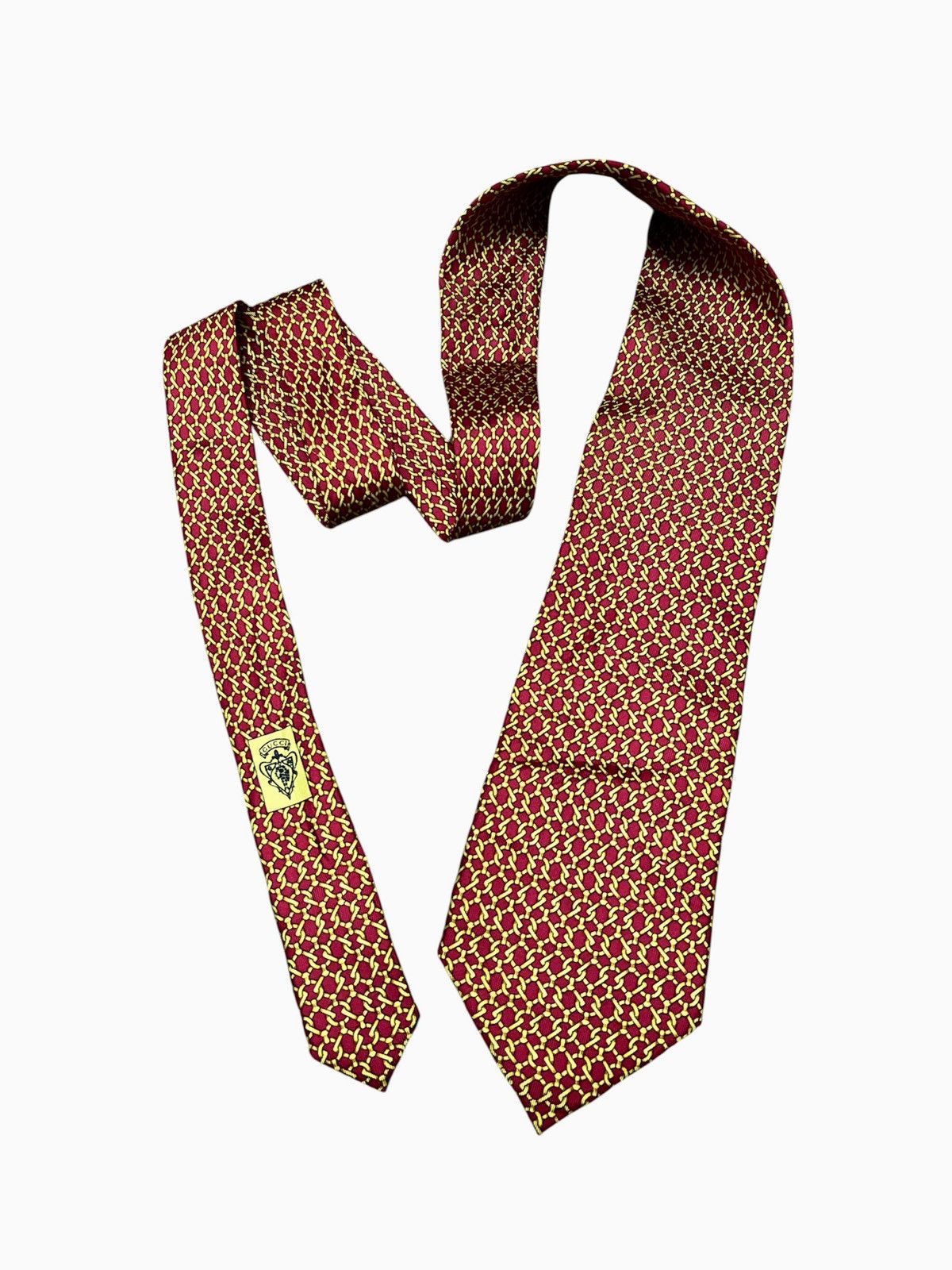 Gucci Vintage Gucci NeckTie Size ONE SIZE - 1 Thumbnail