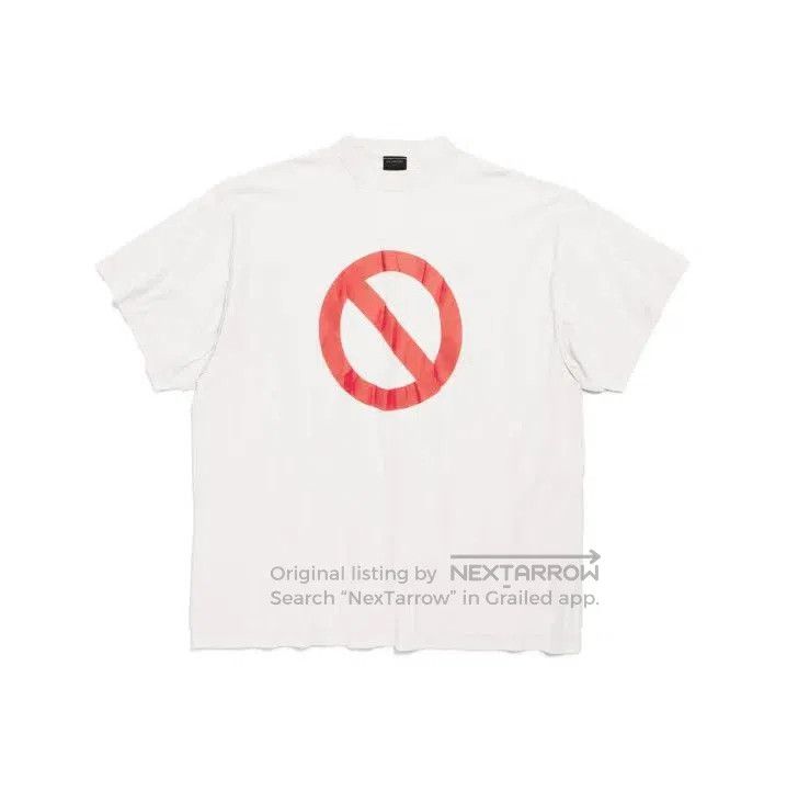 Balenciaga Balenciaga BFRND Logo Print Short Sleeve T. Size US M / EU 48-50 / 2 - 1 Thumbnail