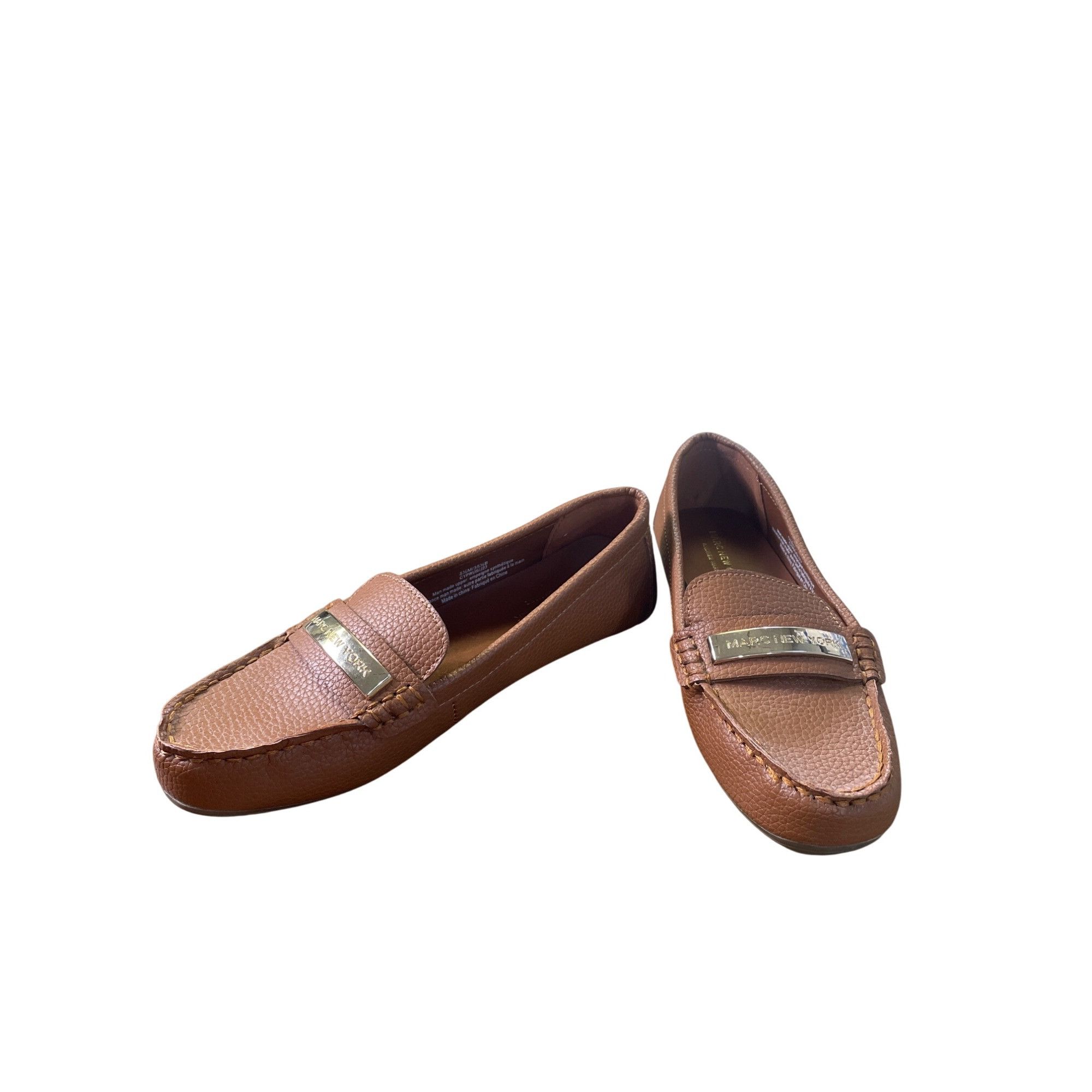 Designer Marc New York Womens Brown Slip-On Loafers Flats Size 5.5M S Size US 5.5 / IT 35.5 - 2 Thumbnail