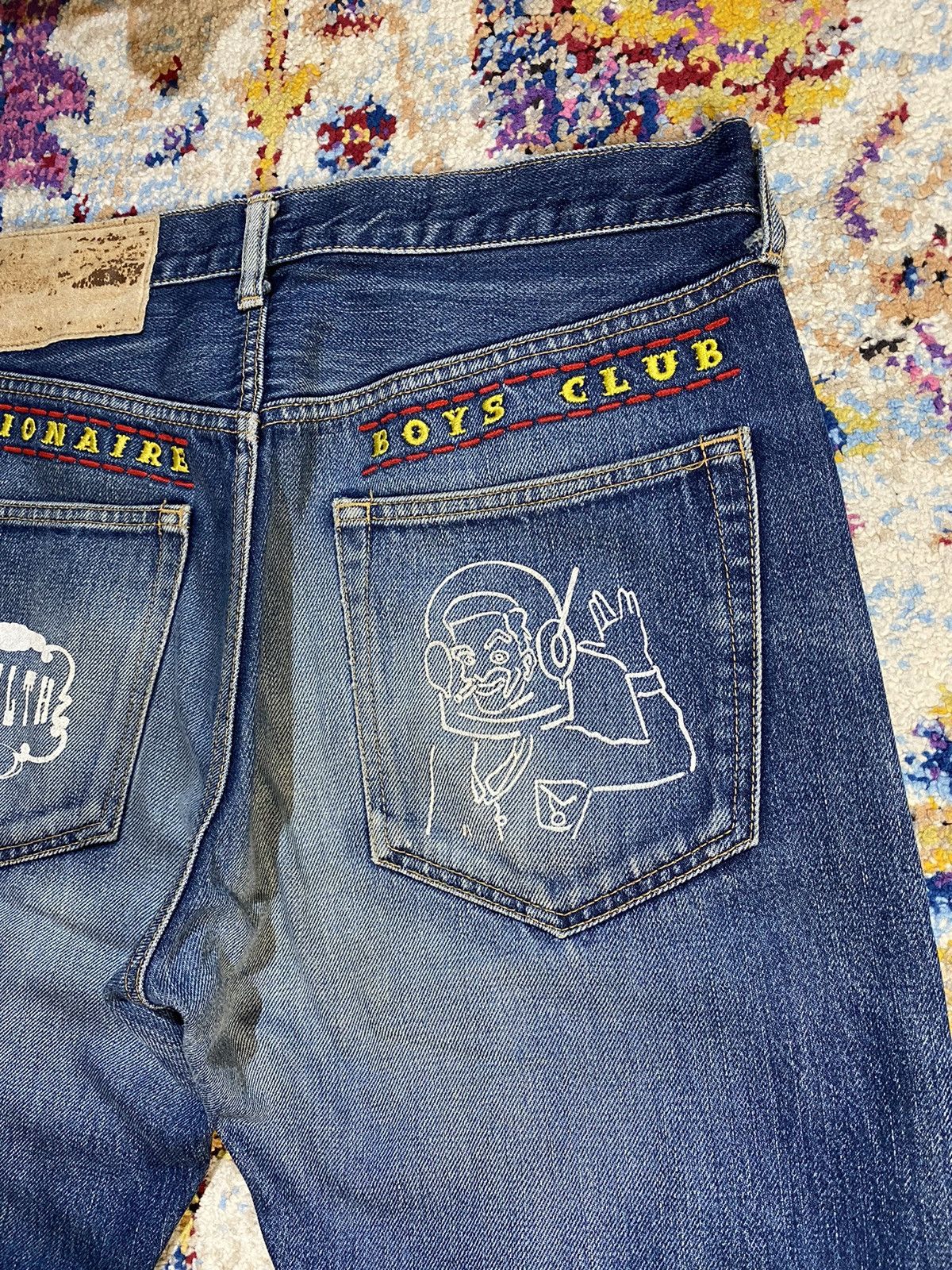 Billionaire Boys Club × Icecream BBC ICE CREAM ASTRO RAYGUN SELVEDGE DENIM PANTS Size US 32 / EU 48 - 6 Thumbnail