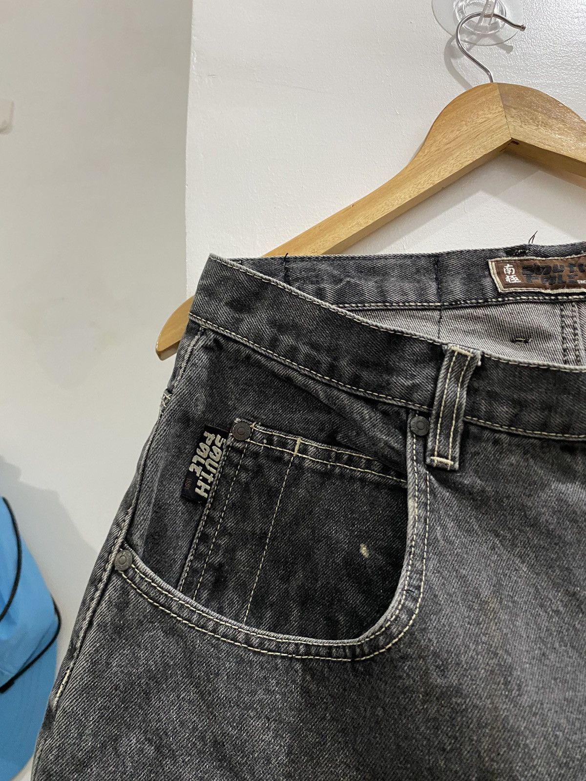 Southpole Y2K SOUTHPOLE CHINESE EDITION DENIM SHORTS Size US 34 / EU 50 - 3 Thumbnail
