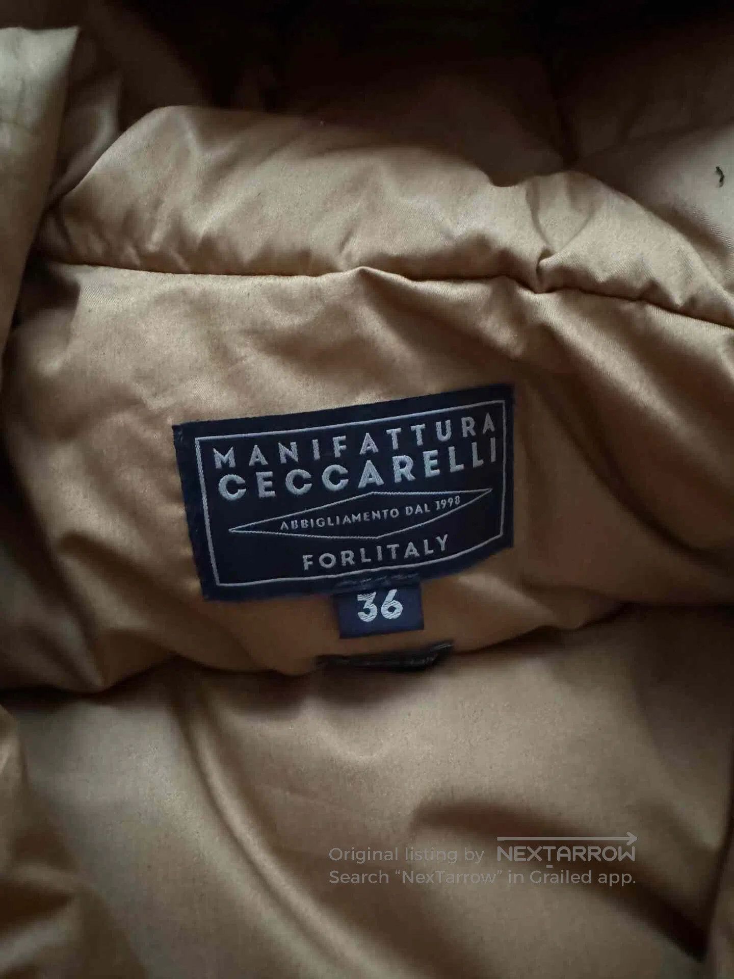 Manifattura Ceccarelli MANIFATTURA Italian Down Jacket. Size US M / EU 48-50 / 2 - 4 Thumbnail