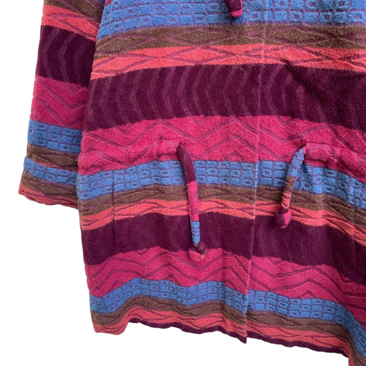 Vintage 🗣️Vintage Japanese Brand Breva Zara Colourful Stripes Jacket Size M / US 6-8 / IT 42-44 - 5 Thumbnail