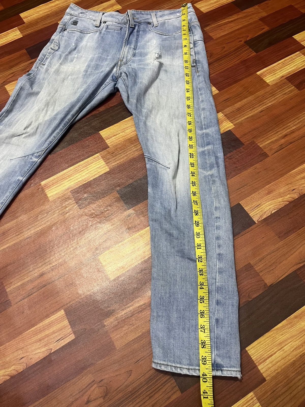 G-Star G Star RAW D Staq 3D Skinny Biker Jeans Size US 31 - 16 Thumbnail