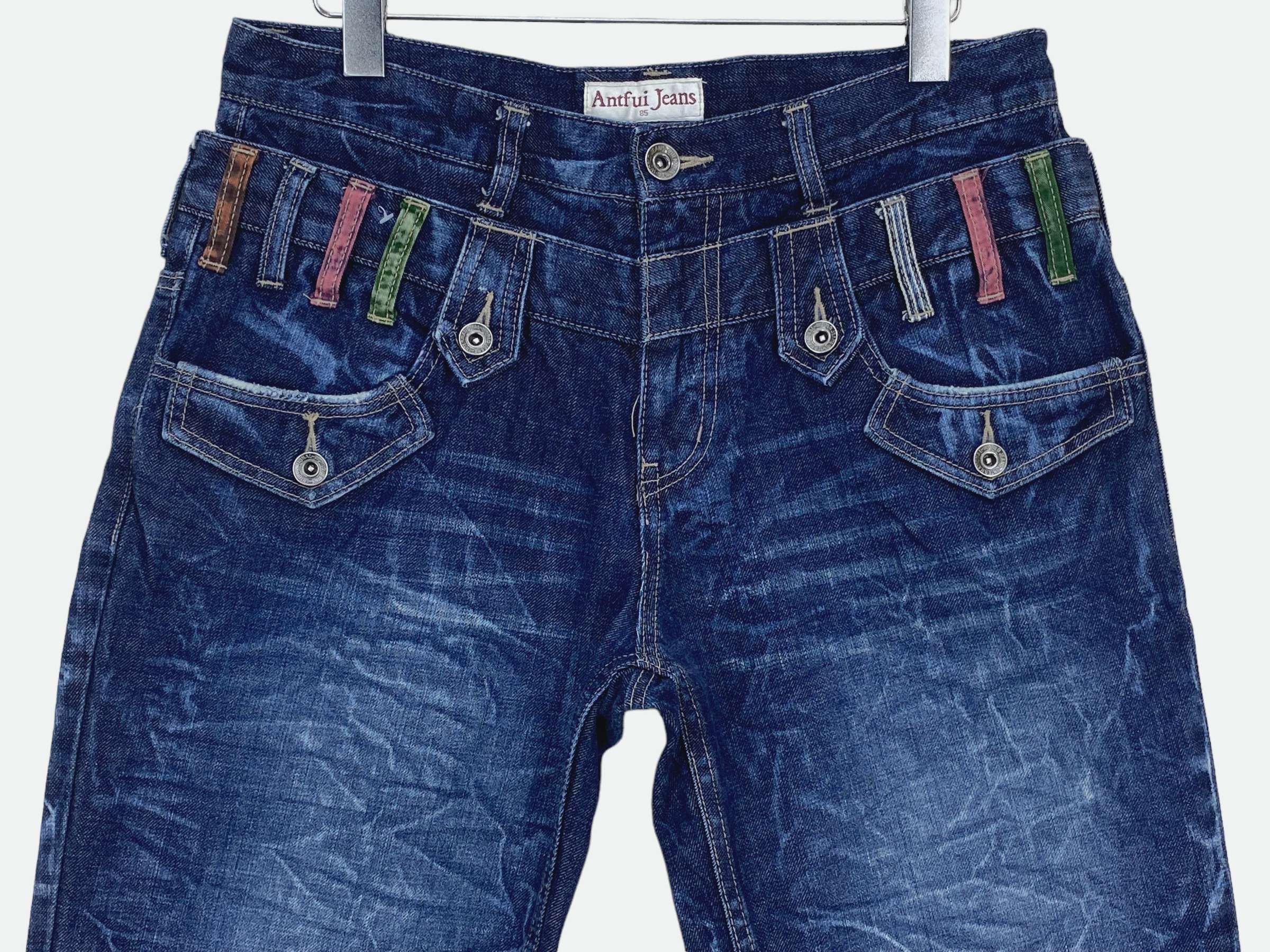 Other Artful Jeans Double Waist Multizipper Jeans Size US 32 / EU 48 - 3 Thumbnail