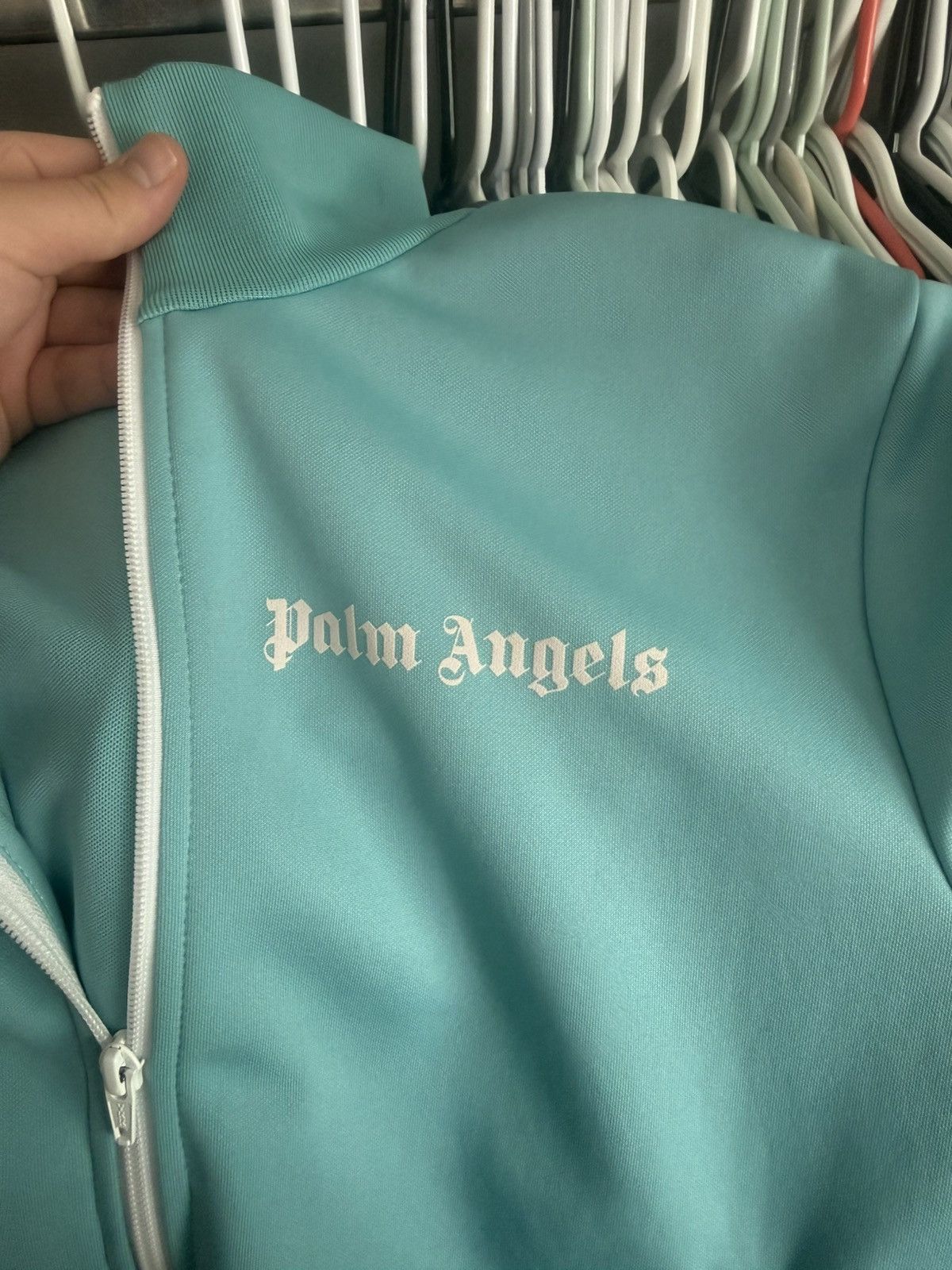Palm Angels Palm angels track jacket teal/lightblue Size US M / EU 48-50 / 2 - 2 Thumbnail