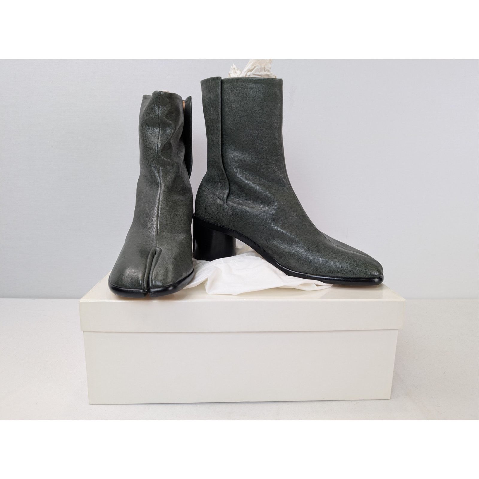 Maison Margiela o1rshd1 Tabi High Boots in Green 44 Size US 11 / EU 44 - 19 Thumbnail