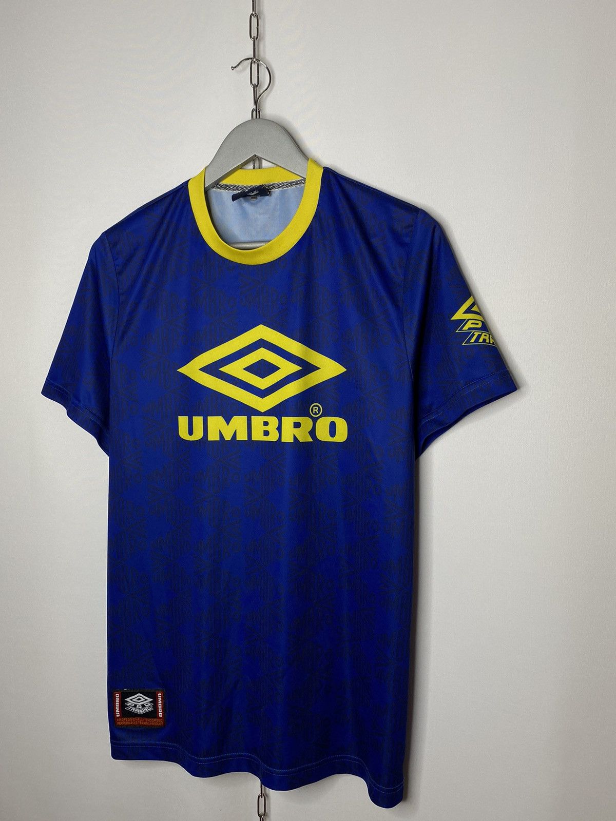 Umbro × Vintage Umbro Pro Training T-Shirt Vintage Monogram Short Sleeve Size US M / EU 48-50 / 2 - 2 Thumbnail