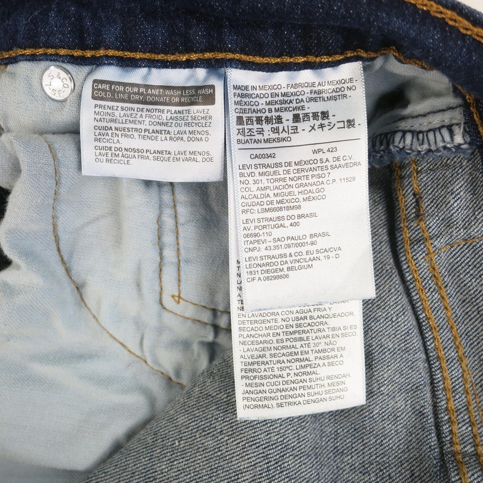 Other Levi's 505 Men's Classic Fit Blue Denim Jeans 46x28 Size US 44 / EU 60 - 7 Thumbnail