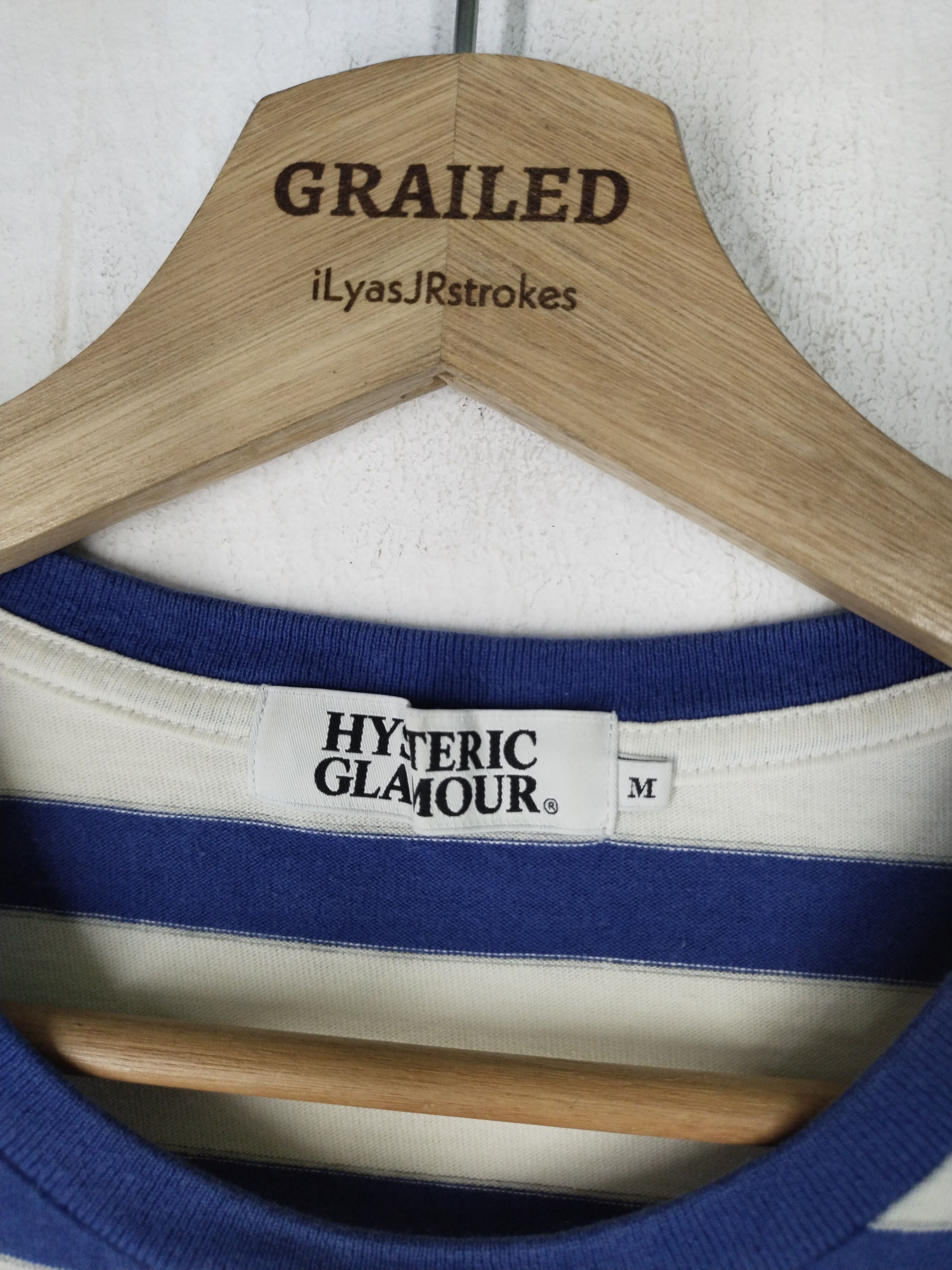 Hysteric Glamour Hysteric Glamour U.S Tour Hysteric Stripe Tee Size US M / EU 48-50 / 2 - 13 Thumbnail