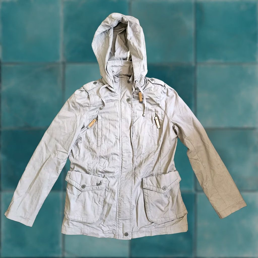 Vintage Only Love Collection Hoodie Women M Gray Full Zip Button Pocket Solid Relaxed Winter Fall Size M / US 6-8 / IT 42-44 - 1 Thumbnail