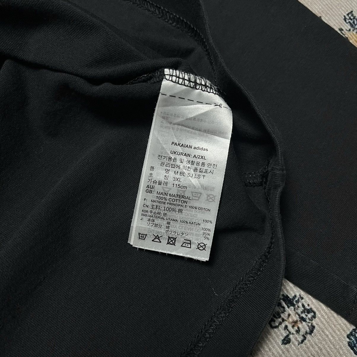 Adidas × Japanese Brand Addidas Big Logo Longsleeve Tee Size US XL / EU 56 / 4 - 7 Thumbnail