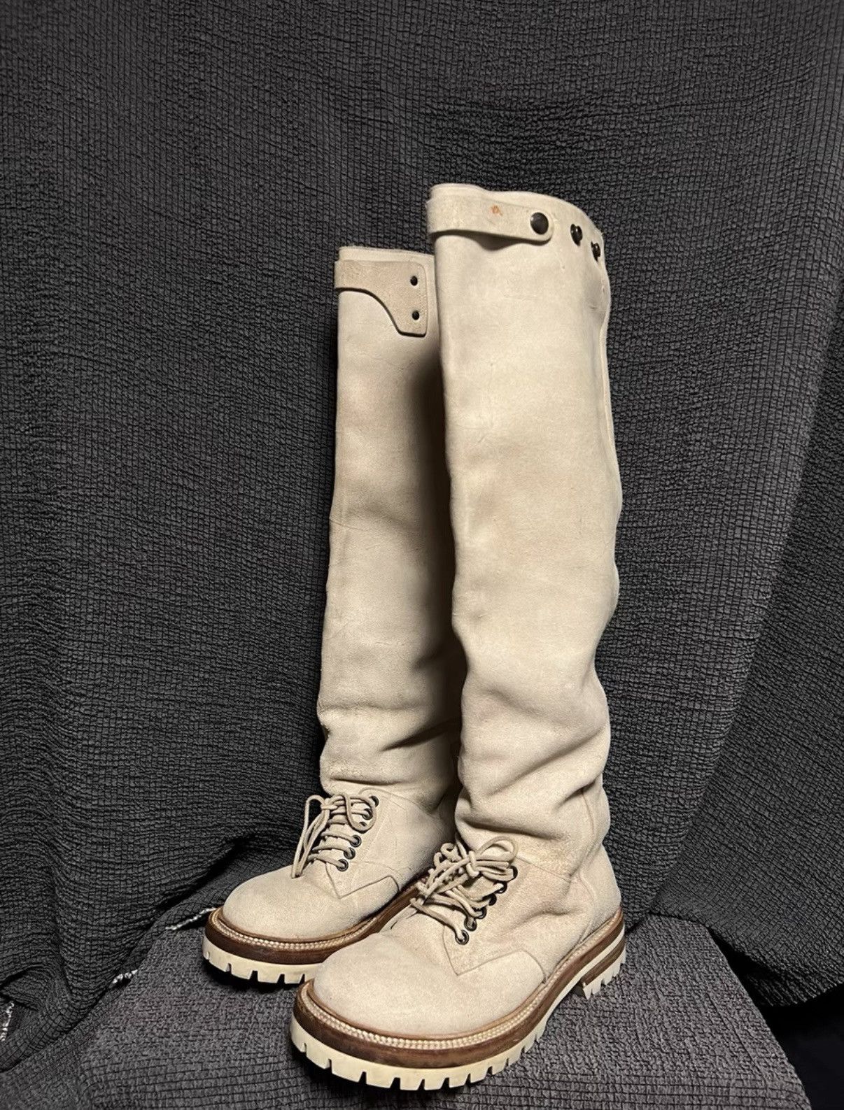 Rick Owens Rick Owens Archive Elephant Leg Police Boots Size US 6.5 / EU 39-40 - 1 Thumbnail