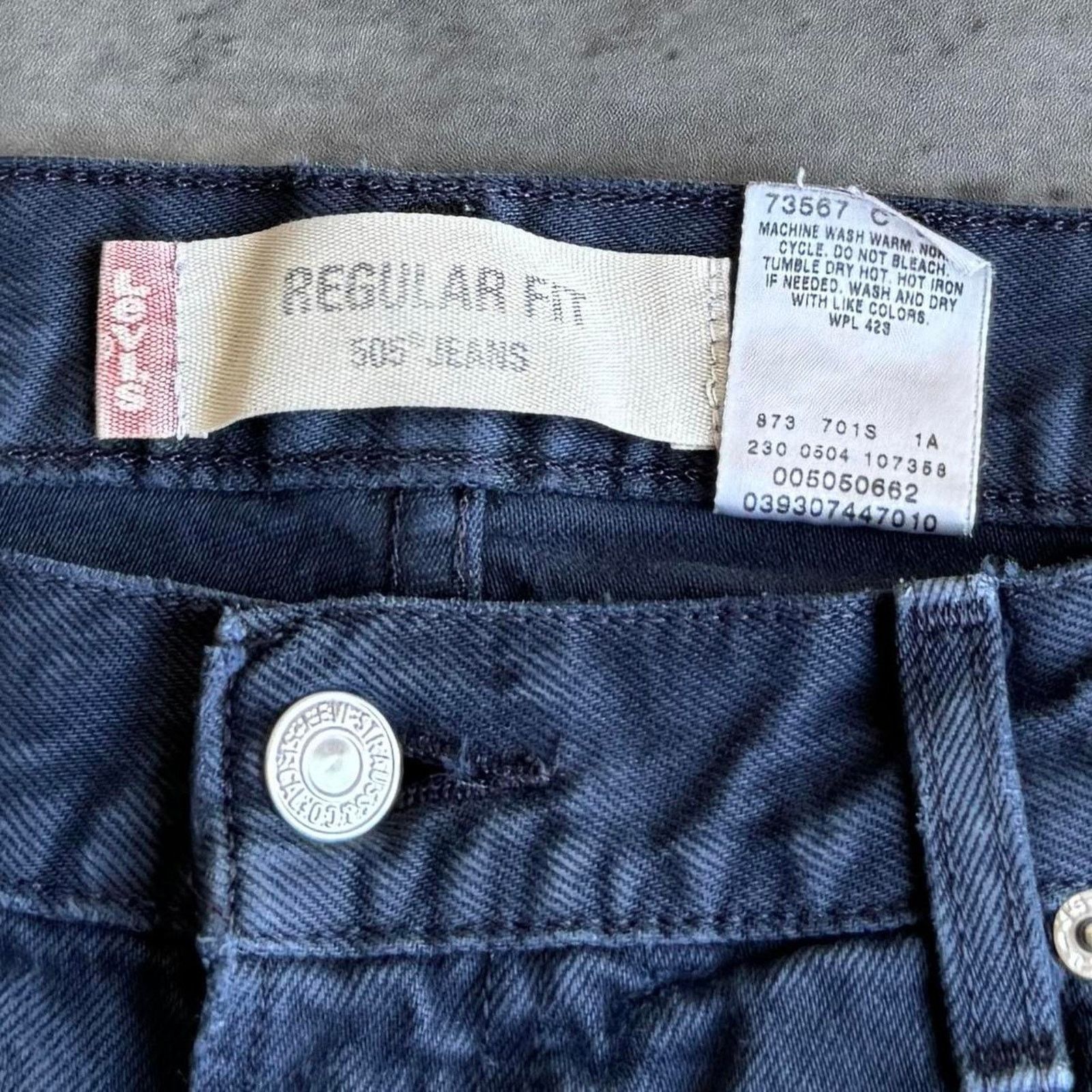 Levi's × Levi's Vintage Clothing × Vintage Vintage Y2K Levi’s 505 Faded Baggy Skater Biker Grunge Jeans Size US 38 / EU 54 - 4 Thumbnail