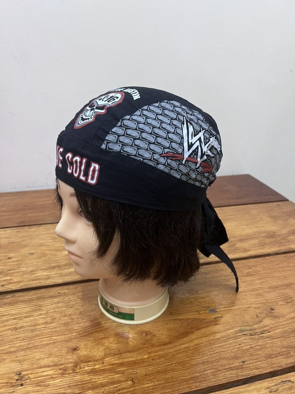Vintage × WWE Vintage WWE Stone Cold Skull Cap Bandana Steve Austin 3:16🔥 Size ONE SIZE - 5 Thumbnail