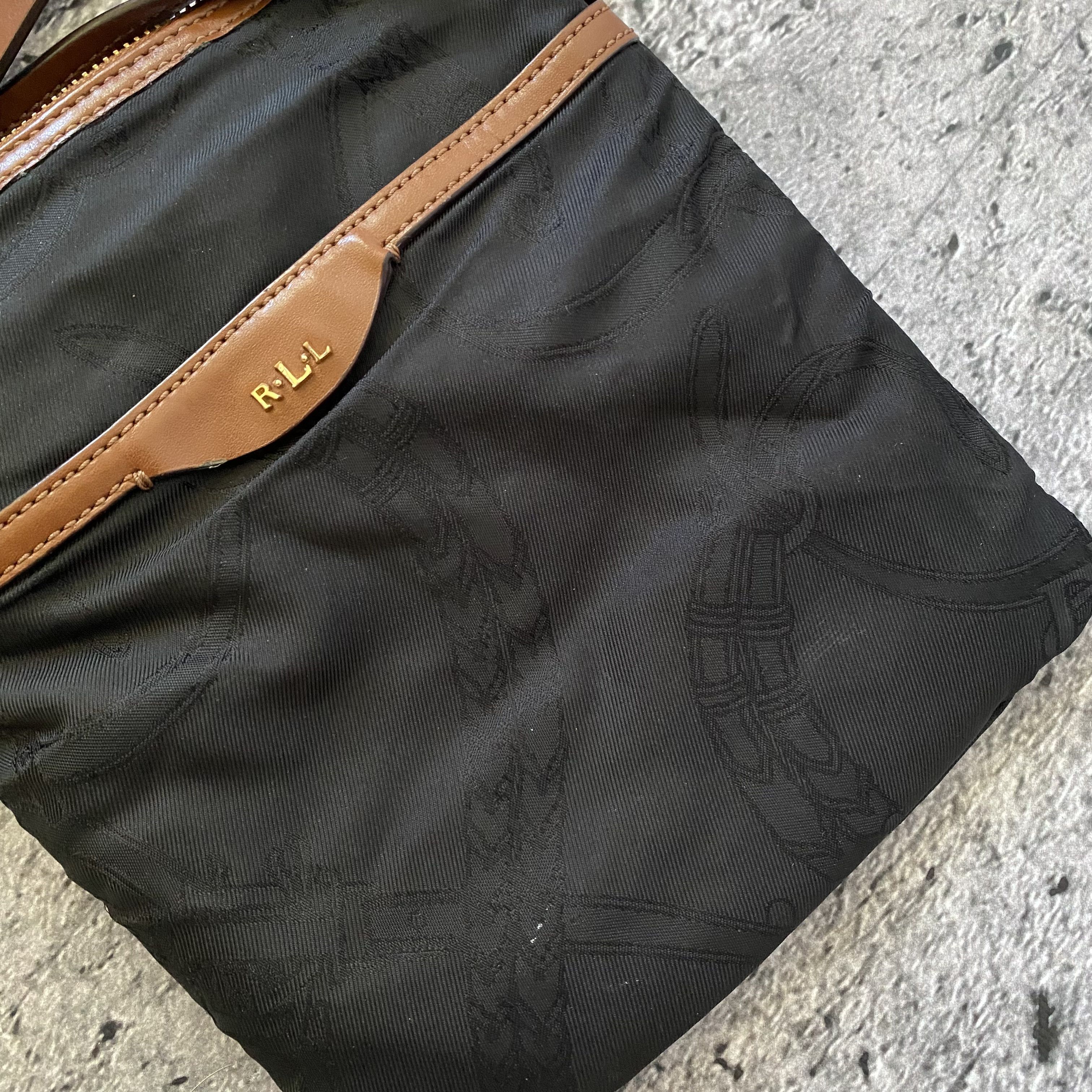 RRL Ralph Lauren × Vintage Ralph Lauren RLL Clutch Bag Black Size ONE SIZE - 6 Thumbnail