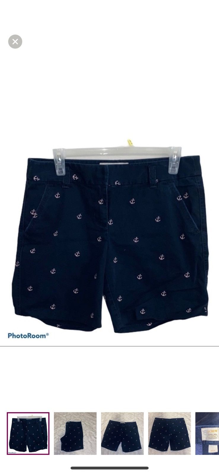 J.Crew J. Crew nautical blue chino shorts size 4 Size 27" / US 4 / IT 40 - 1 Thumbnail
