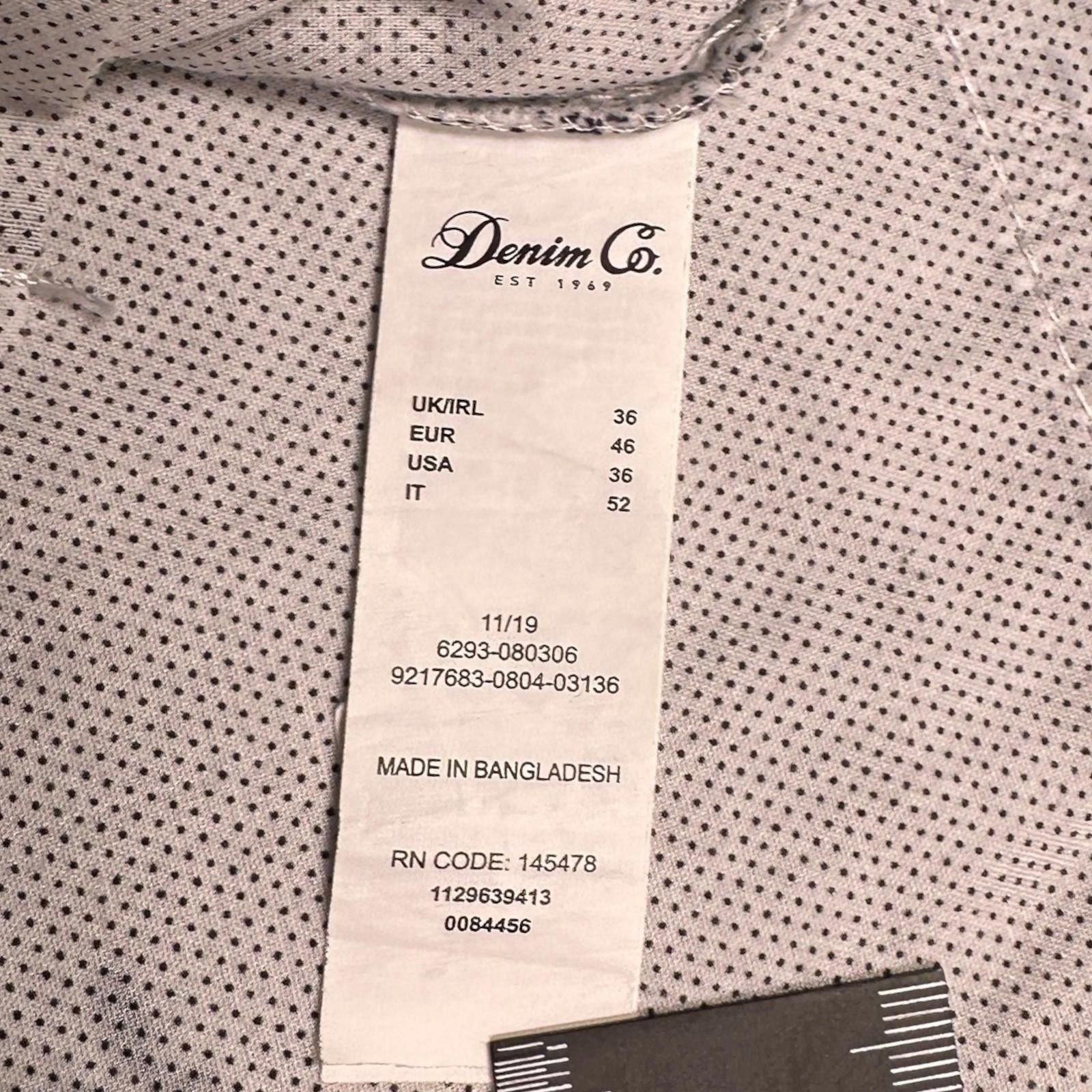 Denim & Co. Primark Denim Co Shorts Men's UK Size L White Black Dot Size US 36 / EU 52 - 6 Thumbnail