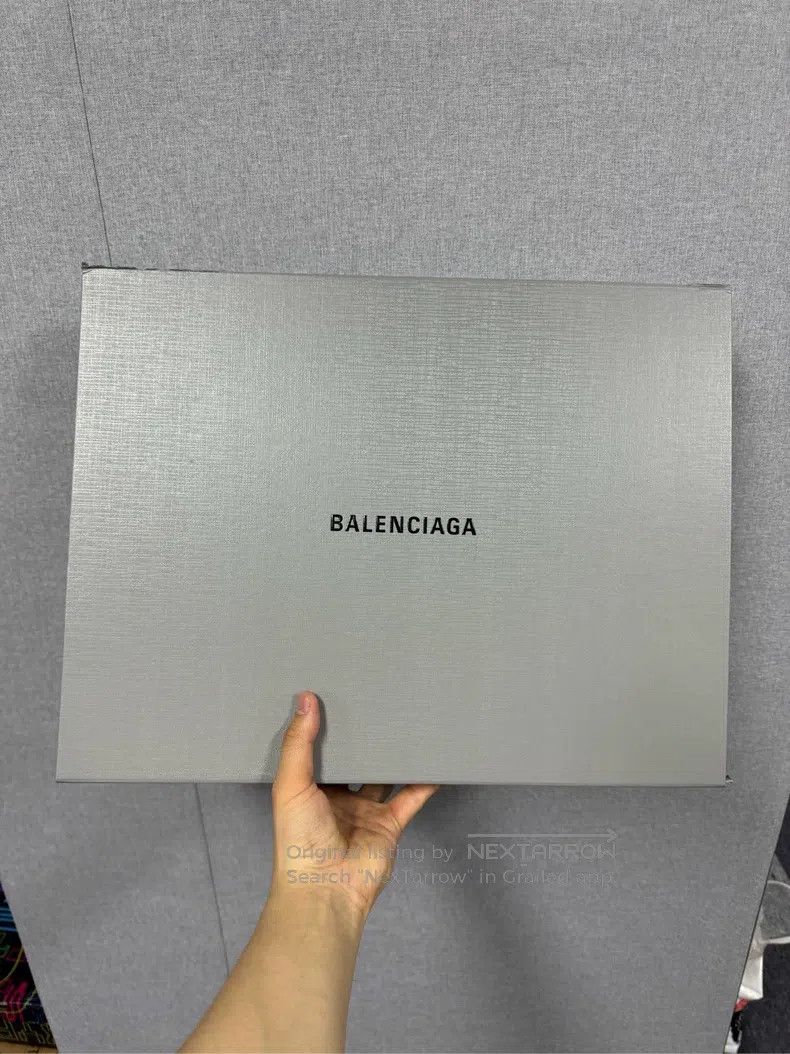 Balenciaga Balenciaga Haze Blue Double Ring Distressed Flame Sweatshi Size US L / EU 52-54 / 3 - 6 Thumbnail