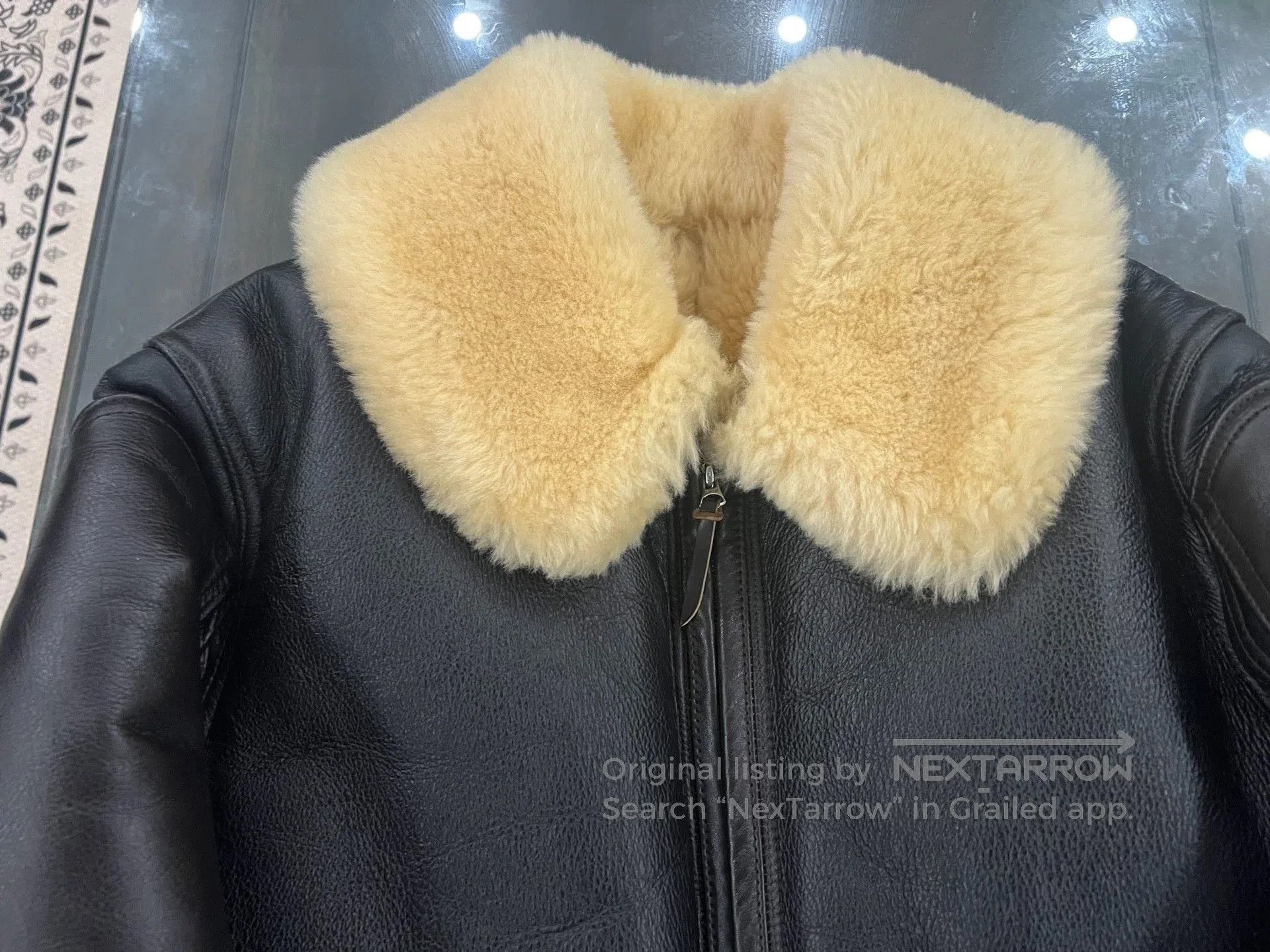 Aero Leathers AERO Shearling Leather Jacket Size 42. Size US XS / EU 42 / 0 - 6 Thumbnail